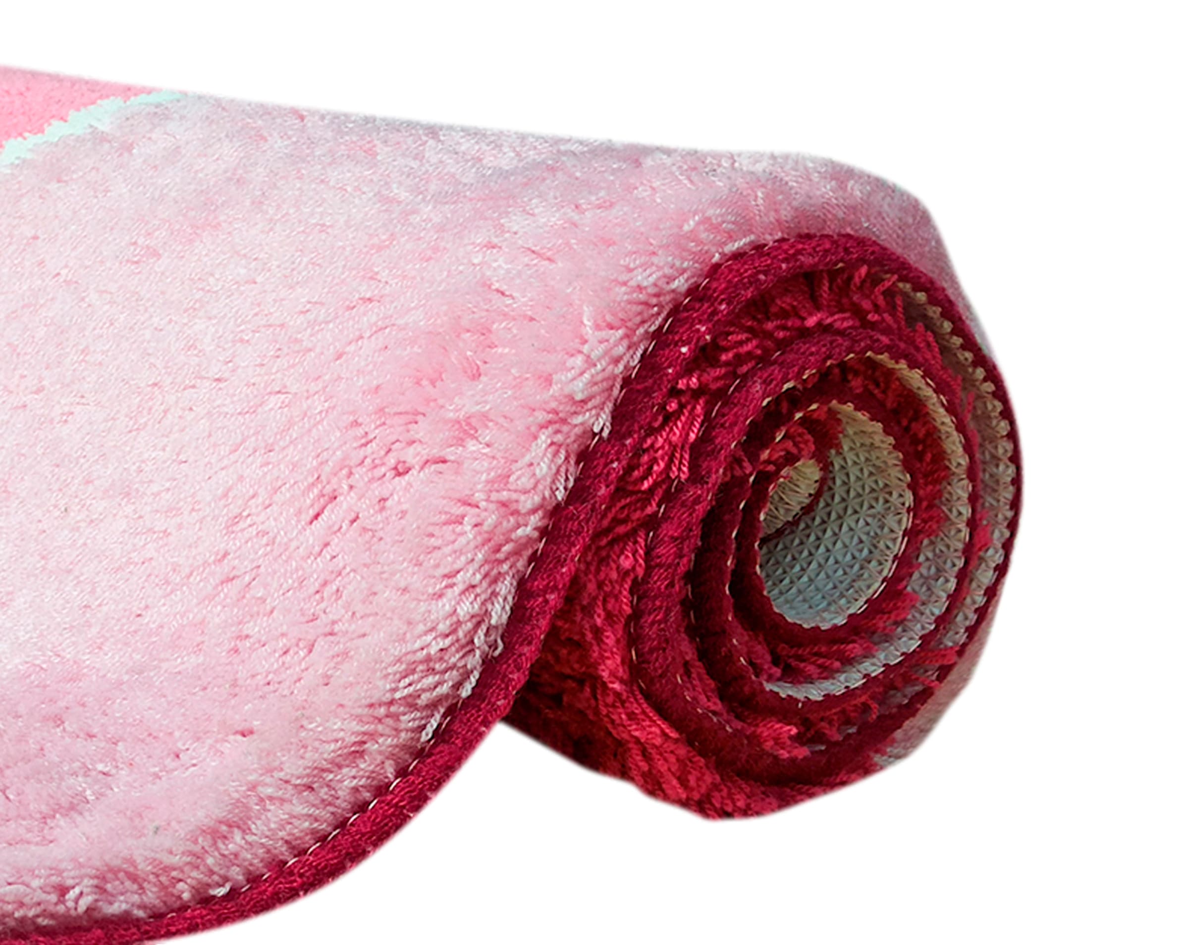 my home Badematte »Magnus, Badvorleger, Badezimmer Teppich«, rutschhemmend beschichtet, strapazierfähig-schnell trocknend, mehrfarbig, Badteppich, Badematten auch als 2 teiliges Set & rund
