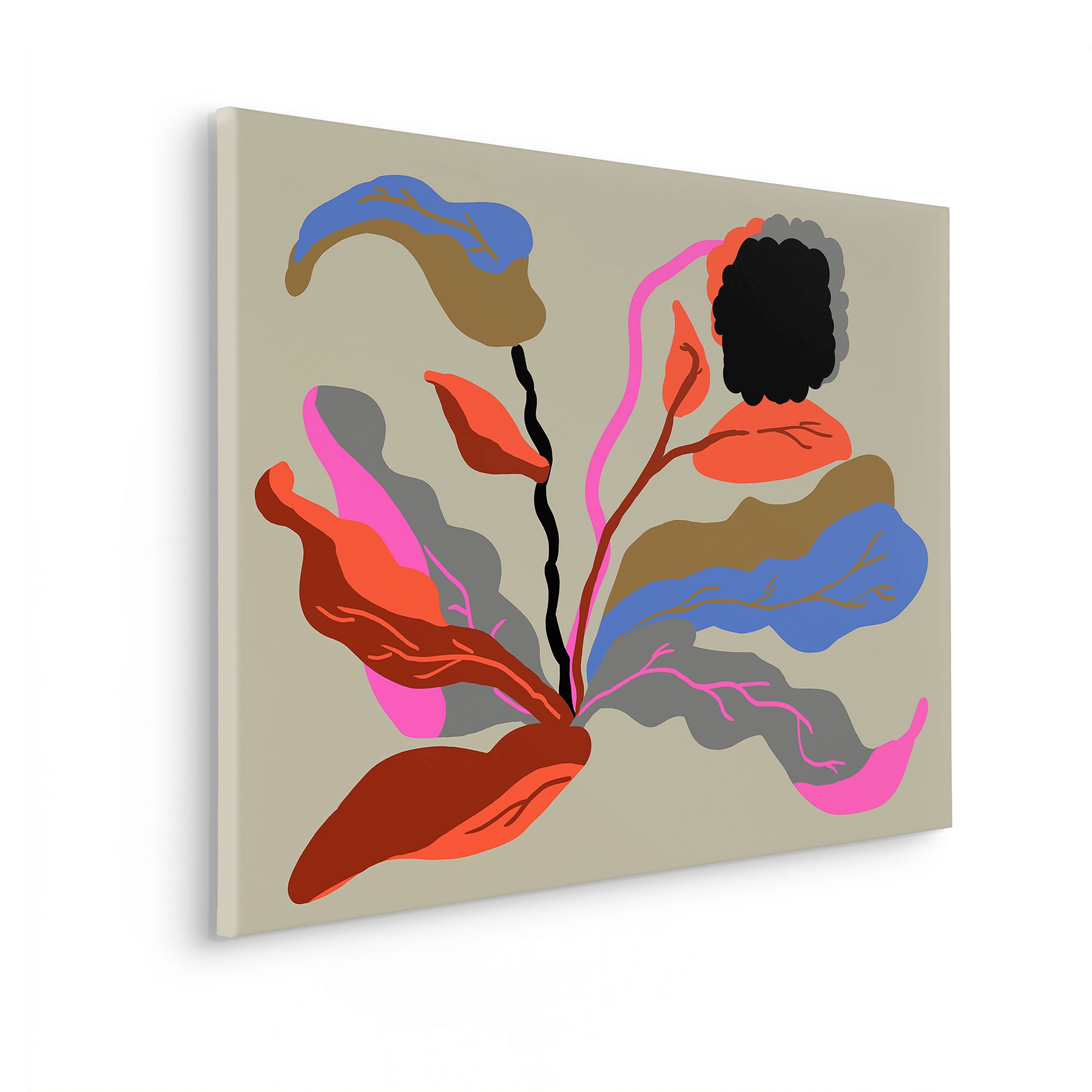 Komar Leinwandbild »Flirt - Größe 60 x 90 cm«, Natur, (1 St.), Keilrahmenbild mi Echtholzrahmen