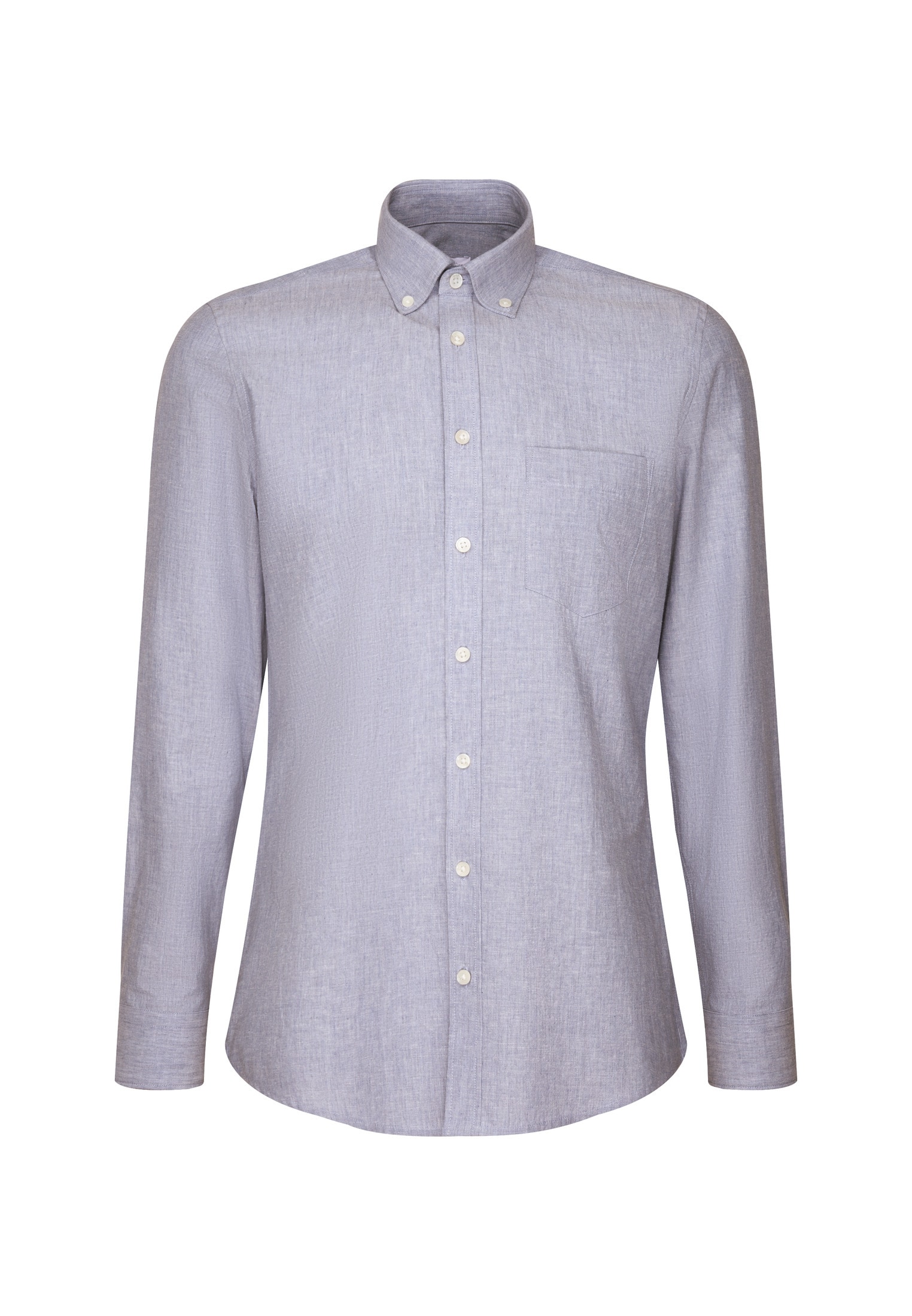 seidensticker Businesshemd »Schwarze Rose«, Slim Langarm Button-Down-Kragen Uni