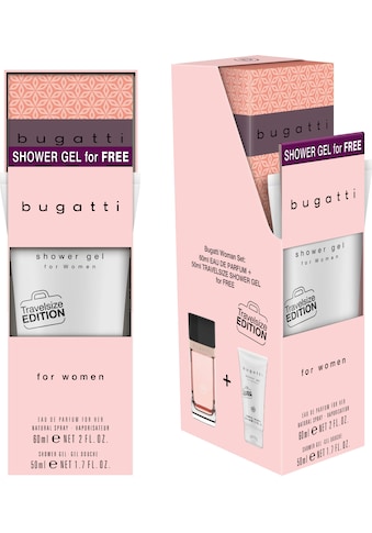 Eau de Parfum »bugatti Eleganza EdP 60 ml + (gratis) Duschgel 50 ml Bundle«, (2 tlg.)