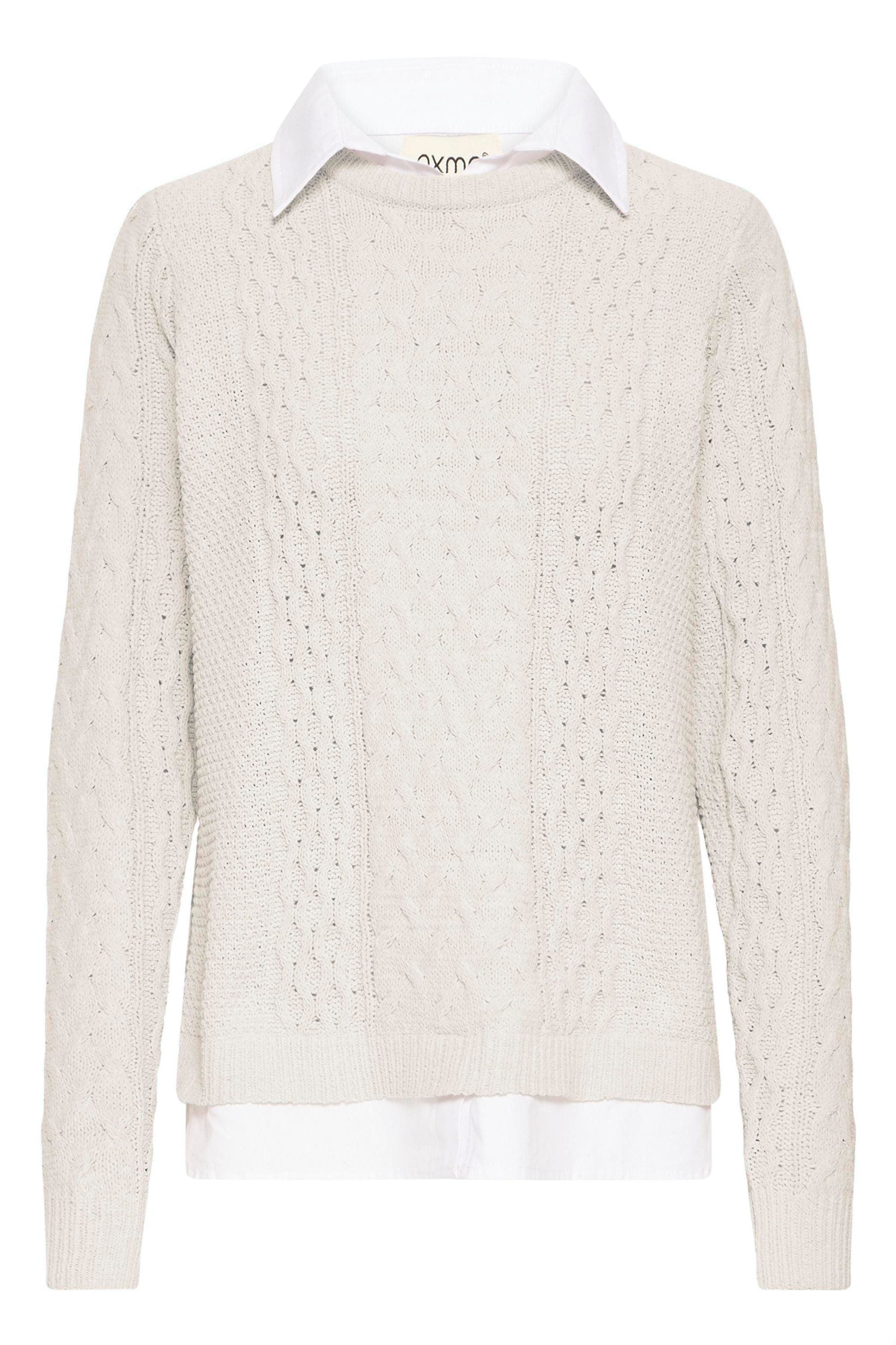 OXMO Strickfleece-Pullover »Strickpullover OXFSANVI PU 1«