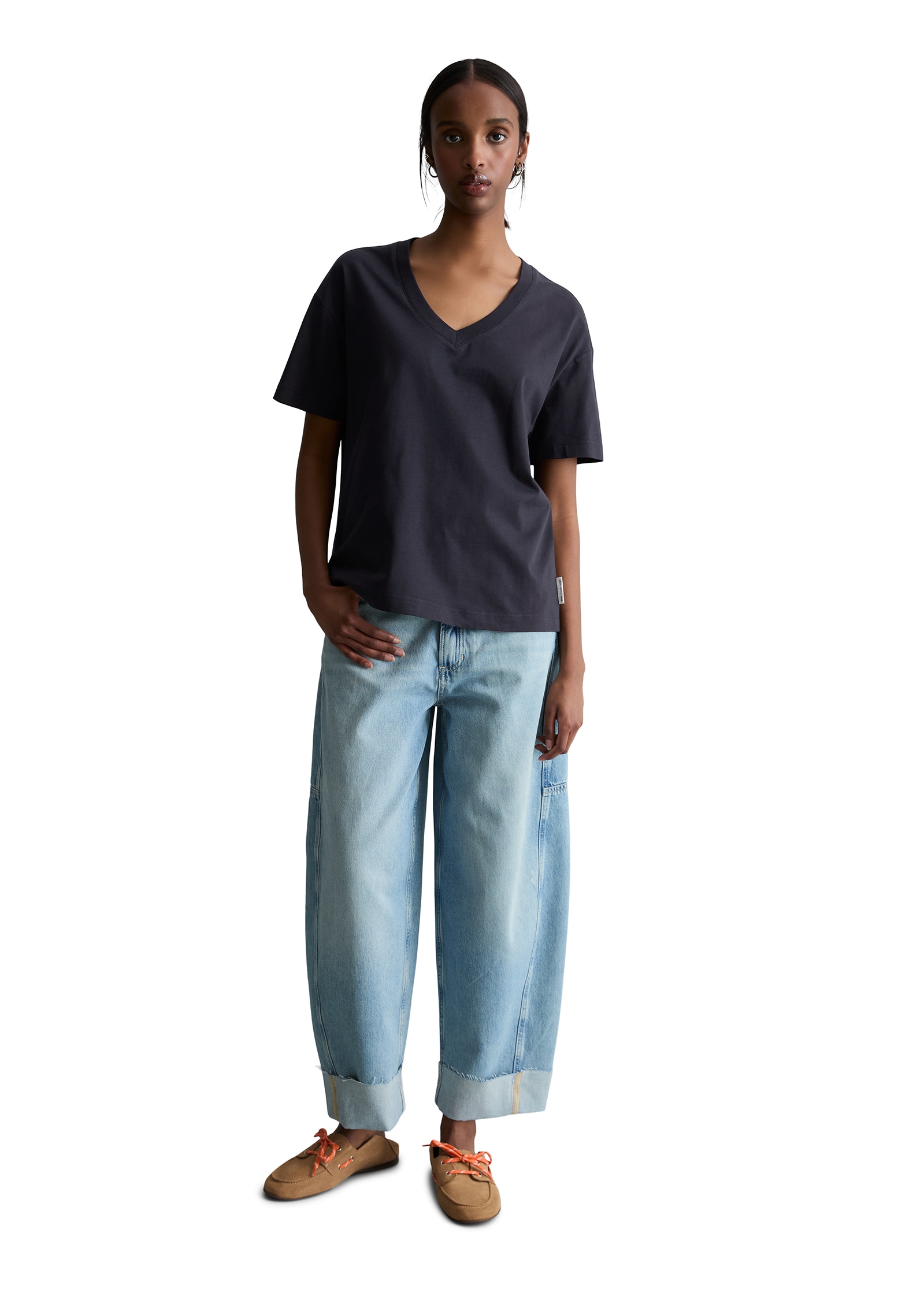 Marc O'Polo DENIM V-Shirt regular aus Baumwoll-Single-Jersey