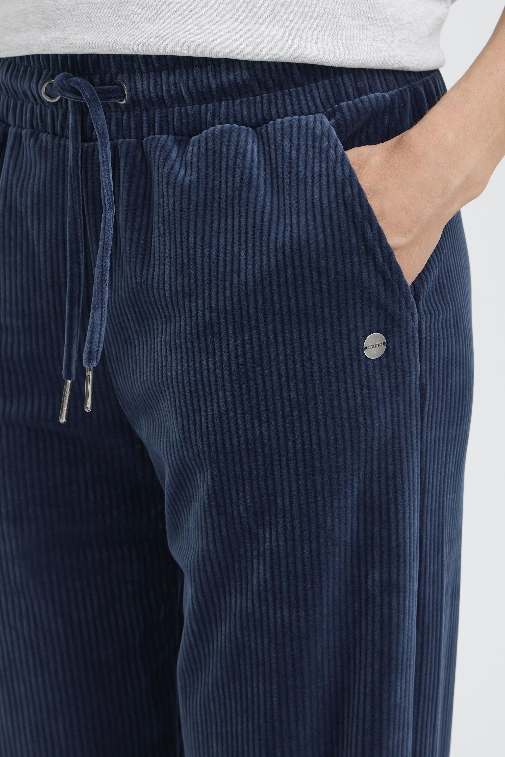 OXMO Loungehose »Loungehose OXEBBA WIDE LEG«