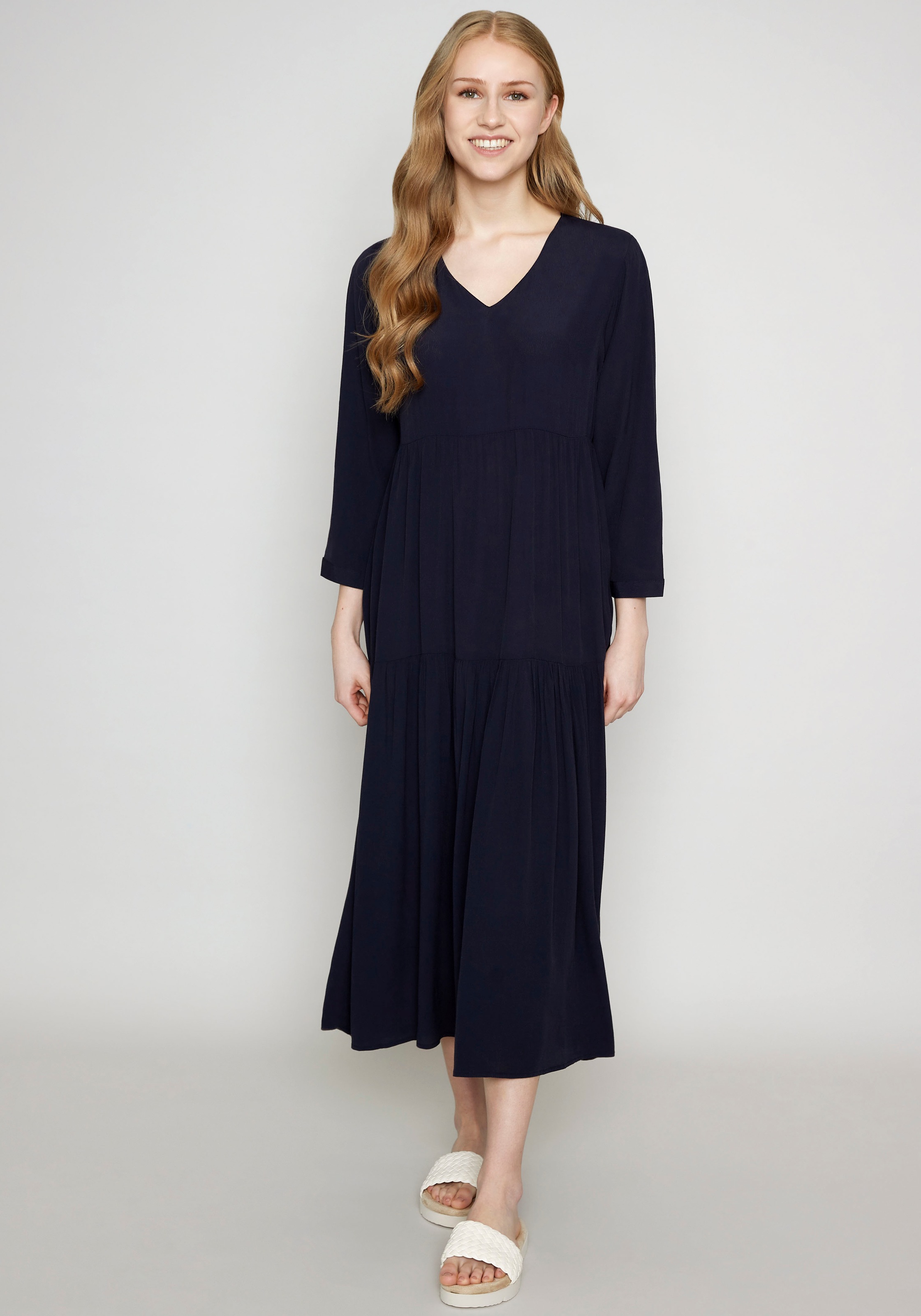 ZABAIONE Maxikleid »Ki44mberly« (1 tlg.) mit Volant