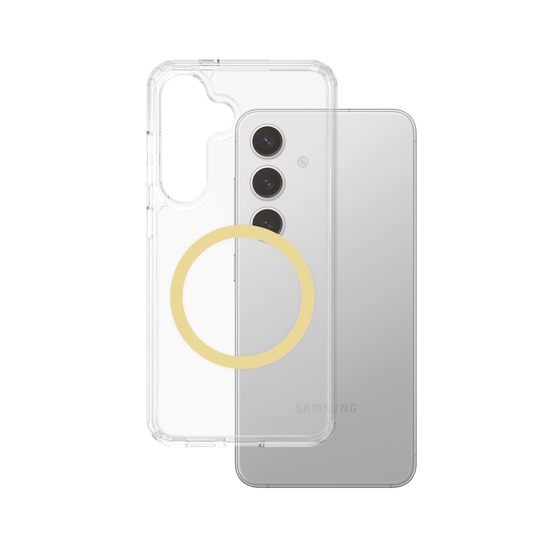 CARE by PanzerGlass Handyhülle »Magnetic QI Compatible Urban Combat Case für Samsung Galaxy S25 Plus« Backcover, Schutzhülle, Handyschutzhülle, Case, Schutzcase, stoßfest