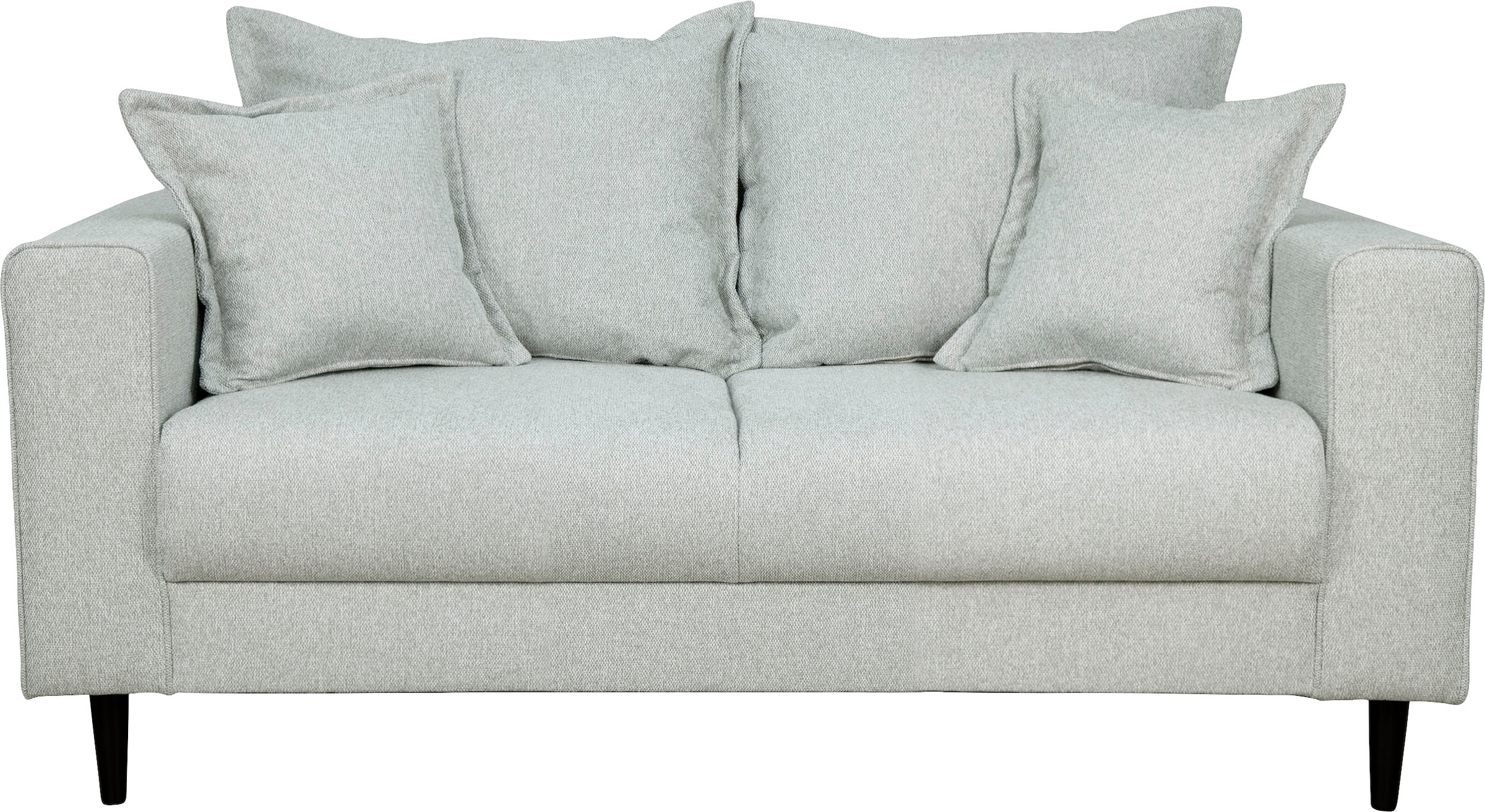 Home affaire 2-Sitzer »VEYRAS, hoher Sitzkomfort, Maße B/T/H: 162/84/76 cm«, mit Wellenunterfederung, incl. Rückenkissen und Zierkissen
