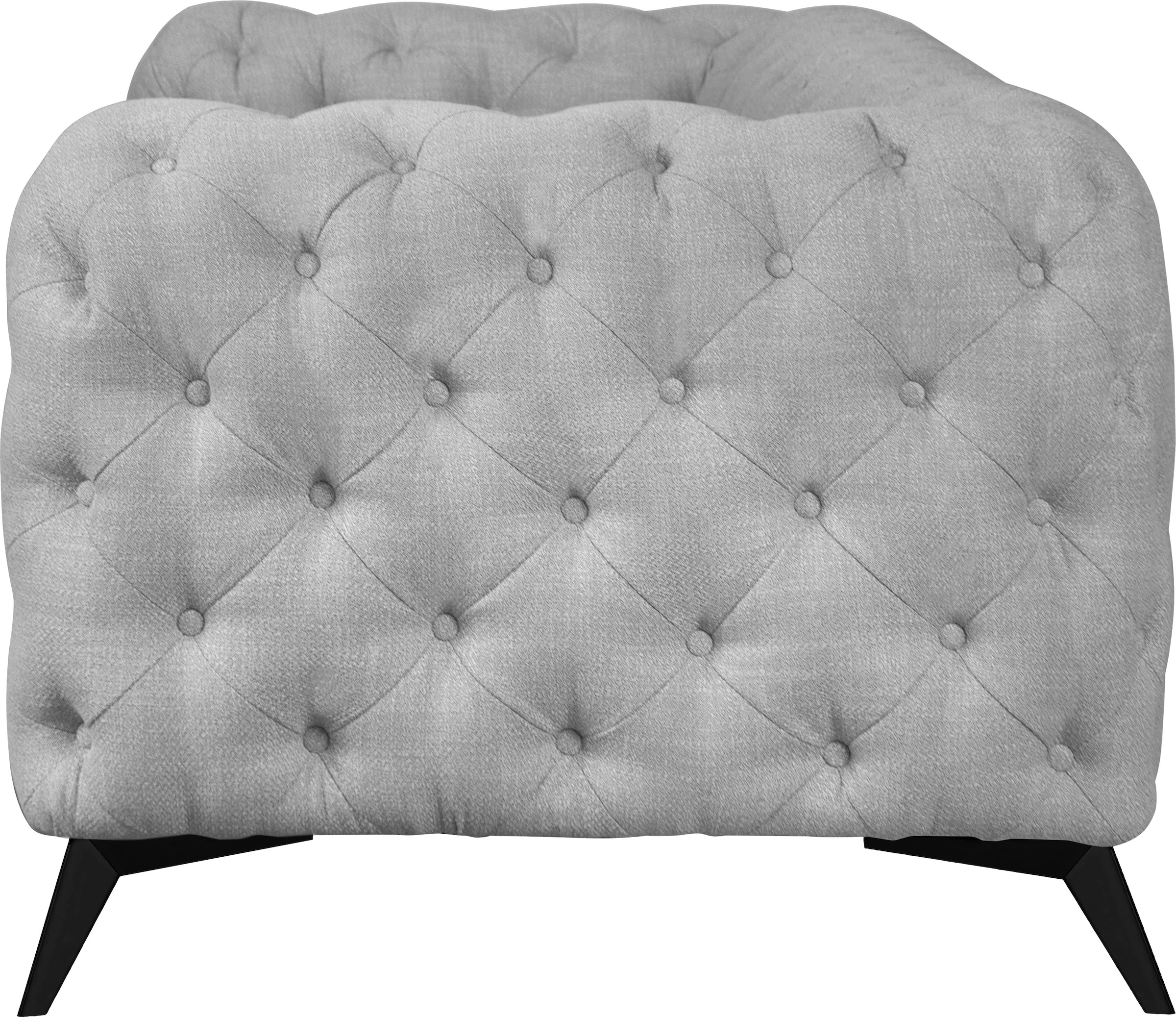 Home affaire Chesterfield-Sofa »Glynis« aufwändige Knopfheftung, moderne Chesterfield Optik, Fußfarbe wählbar