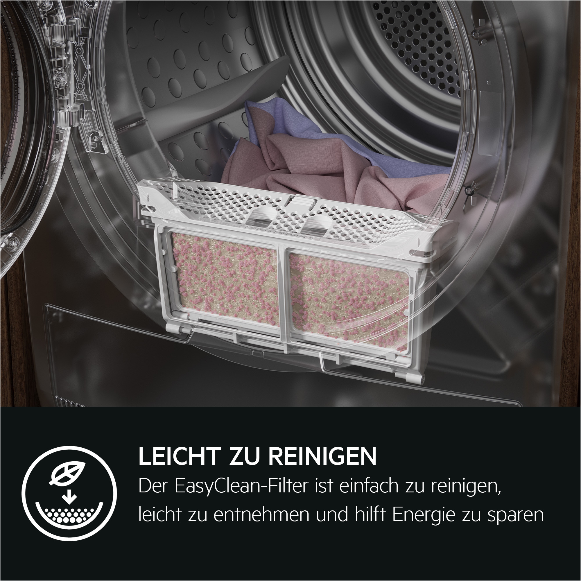 AEG Wärmepumpentrockner »TR8775780«, 8 kg, ProSense® Mengenautomatik