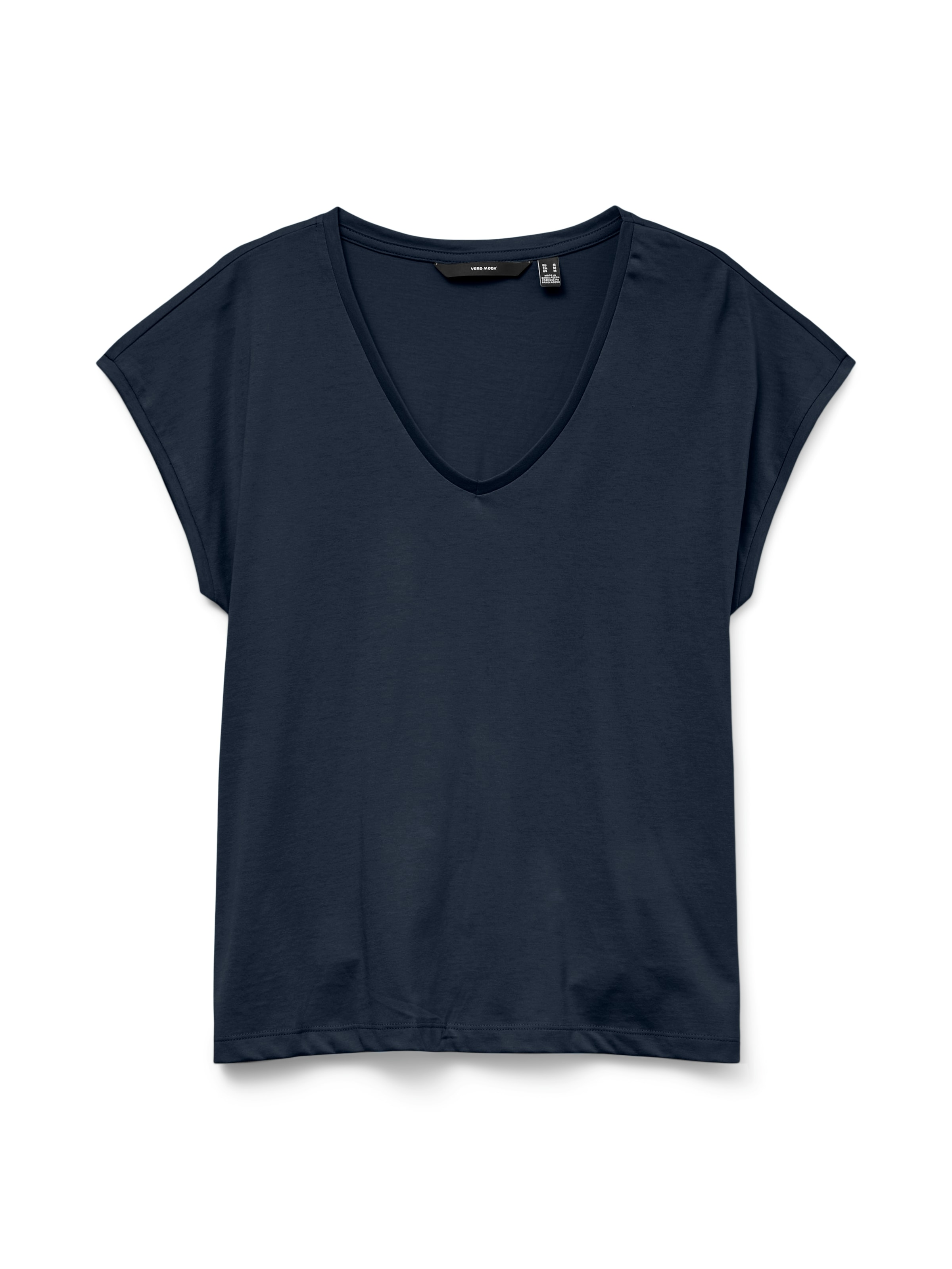 Vero Moda Kurzarmshirt »VMLUNA SS V-NECK TEE JRS NOOS«