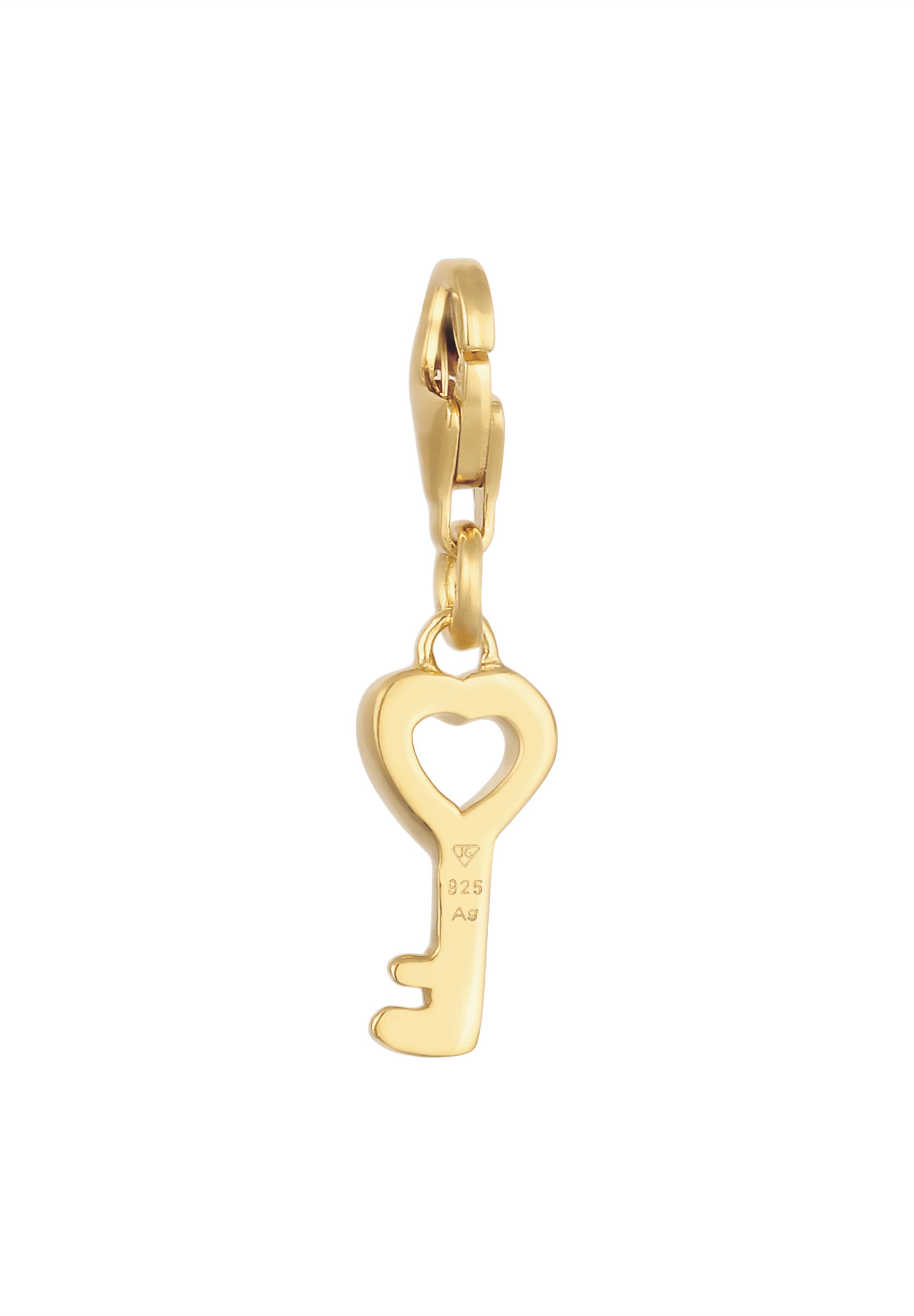 Elli Charm-Einhänger »Charm Charm Schlüssel 925 Sterling Silber«