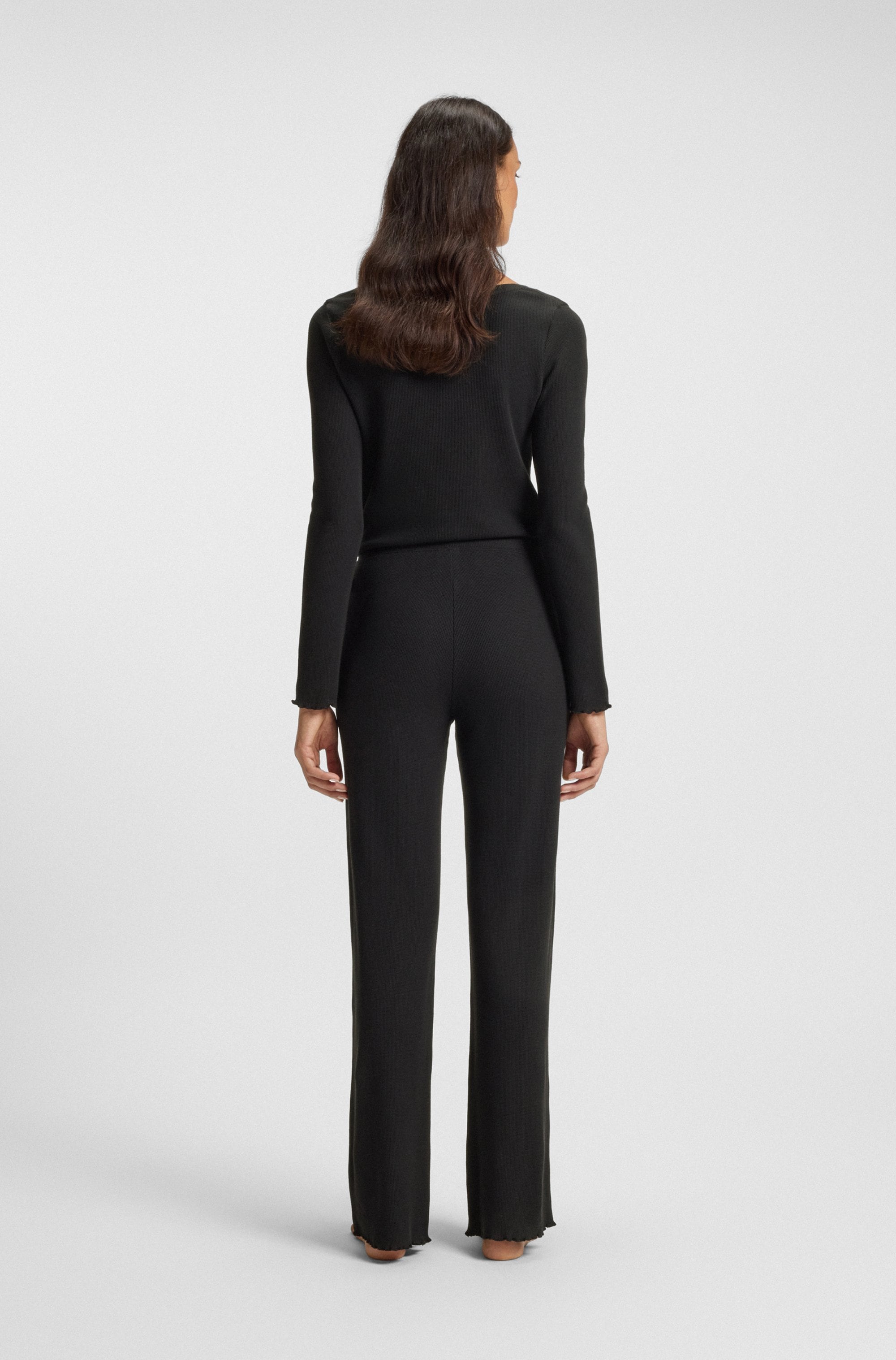 BOSS Pyjamahose »Cosy Waffle«  aus Baumwoll-Mix mit Waffelstruktur