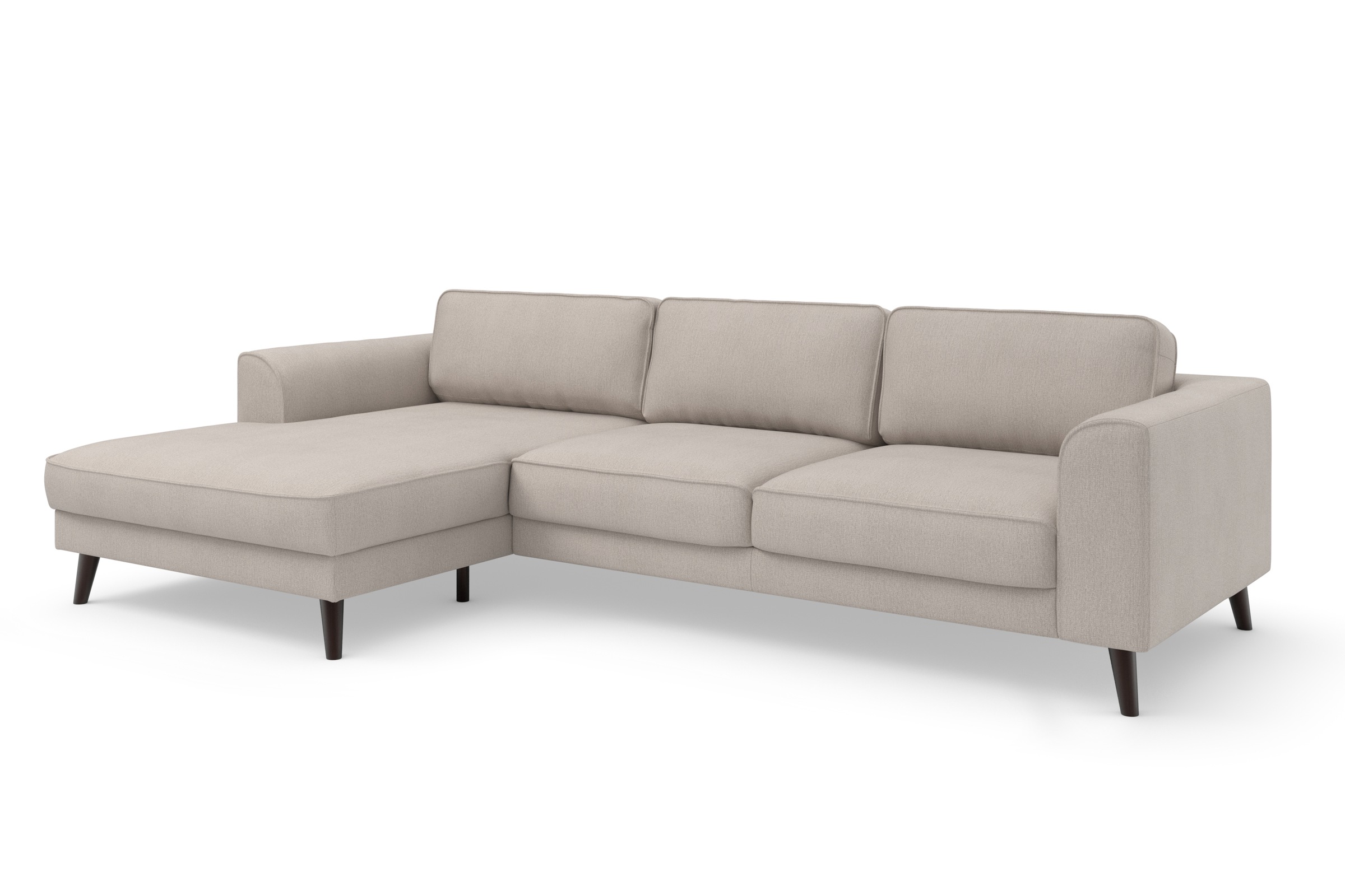 TRENDMANUFAKTUR Ecksofa »Lumber Jack, elegantes Designsofa, zeitlos modern, hoher Sitzkomfort«, wahlweise mit Bettfunktion u. Bettkasten, L-Form