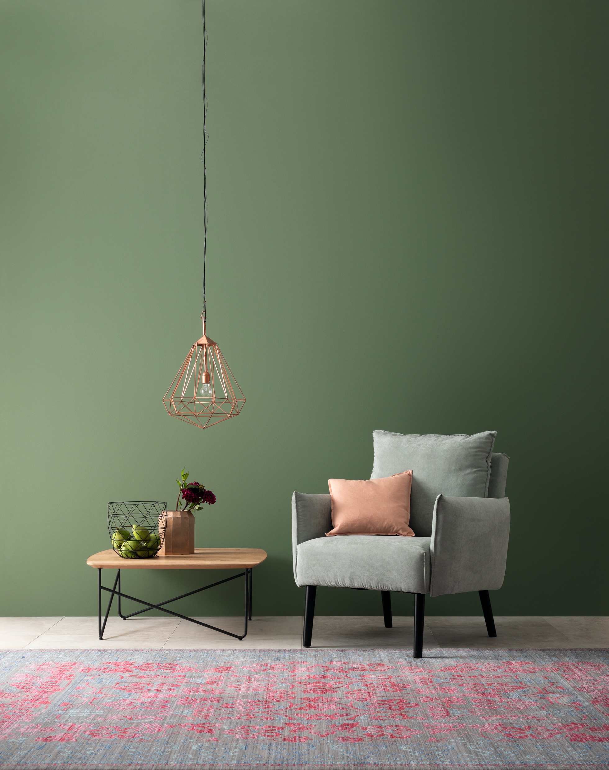 SCHÖNER WOHNEN FARBE Wand- und Deckenfarbe »designfarben«, hochdeckende Premium-Wandfarbe, Farbwelt Grün
