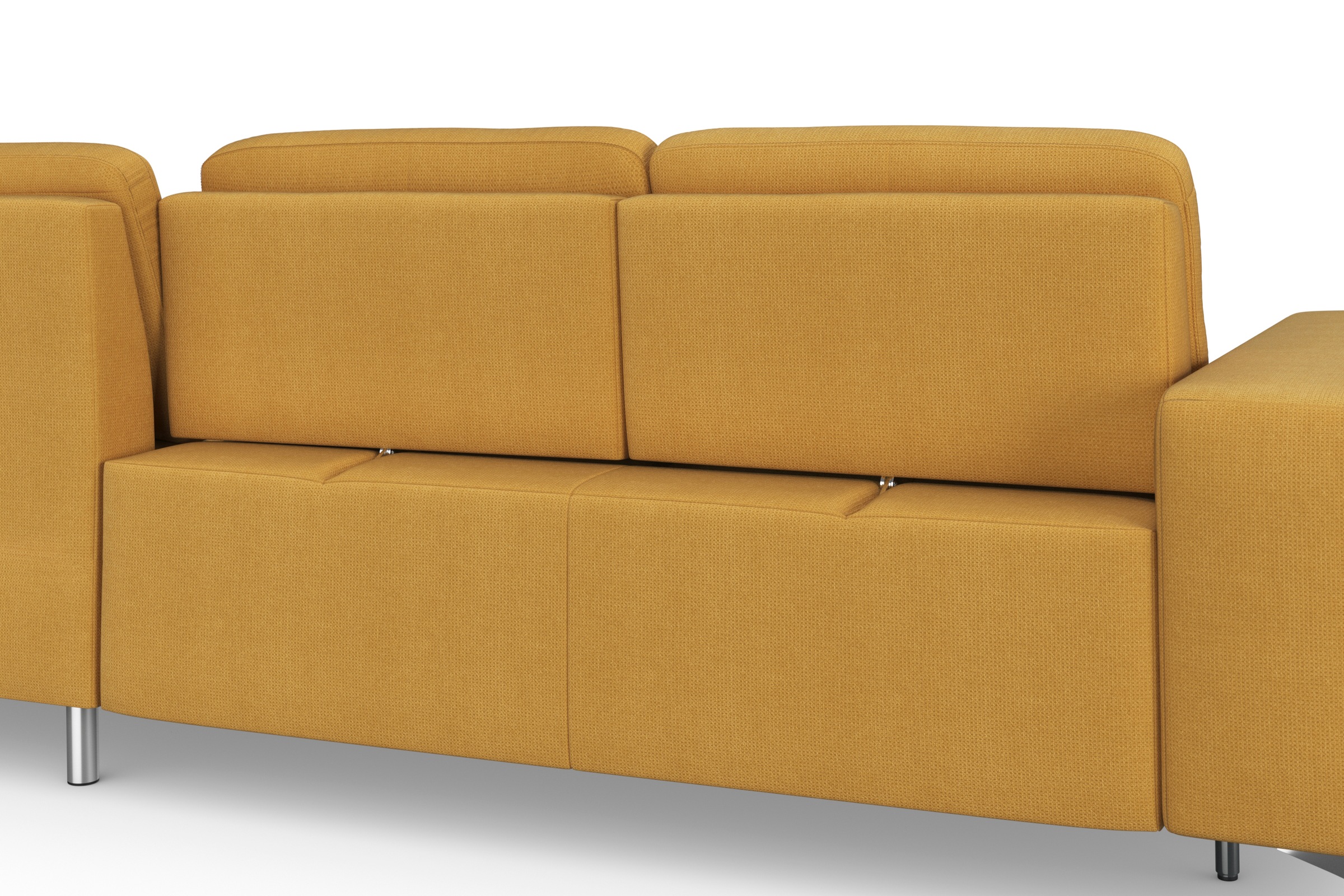 sit&more Ecksofa »Baviene L-Form«, inklusive Sitztiefenverstellung und Federkern, wahlweise Bettfunktion