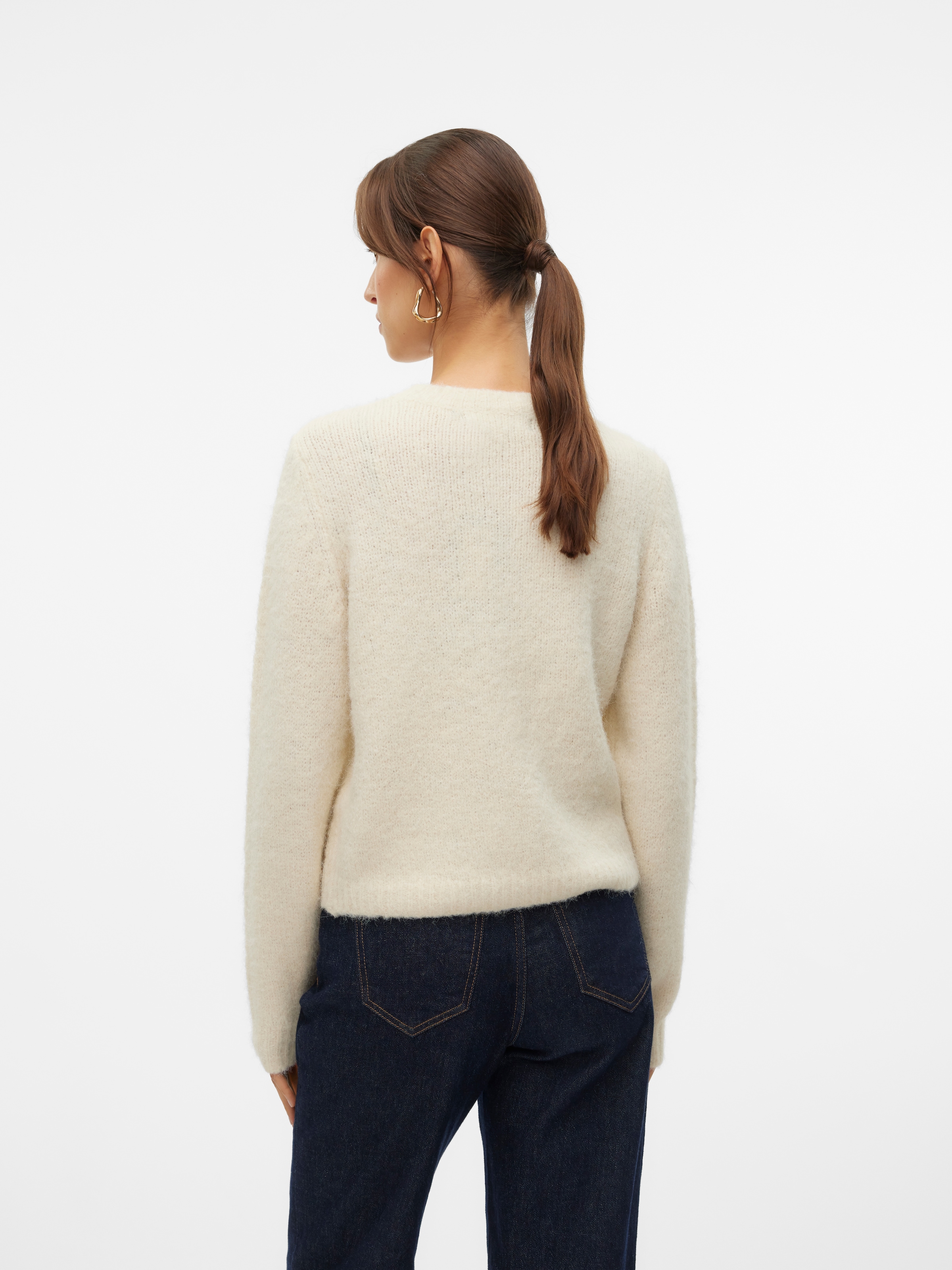 Vero Moda Strickpullover »VMNOVAH LS O-NECK PULLOVER GA NOOS«