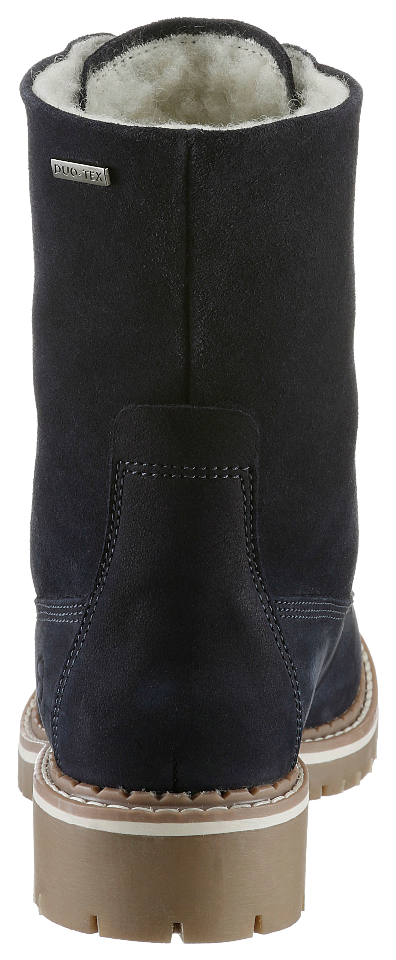 Tamaris Winterboots, Blockabsatz, Winterstiefelette, Schnürboots mit DUO-TEX-Ausstattung