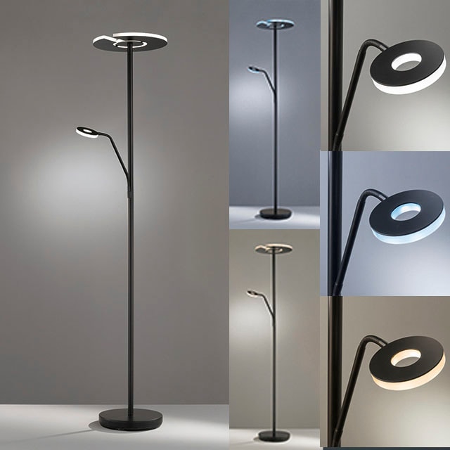 FISCHER & HONSEL LED Deckenfluter »Dent«, 2 flammig, Leuchtmittel LED-Modul | LED fest integriert