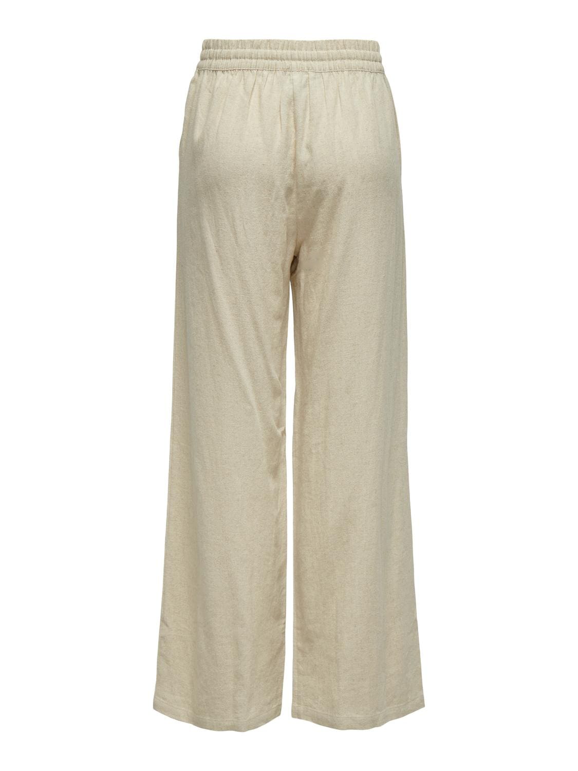 JDY Culotte »JDYSAY LINEN HW WIDE PANT WVN NOOS«