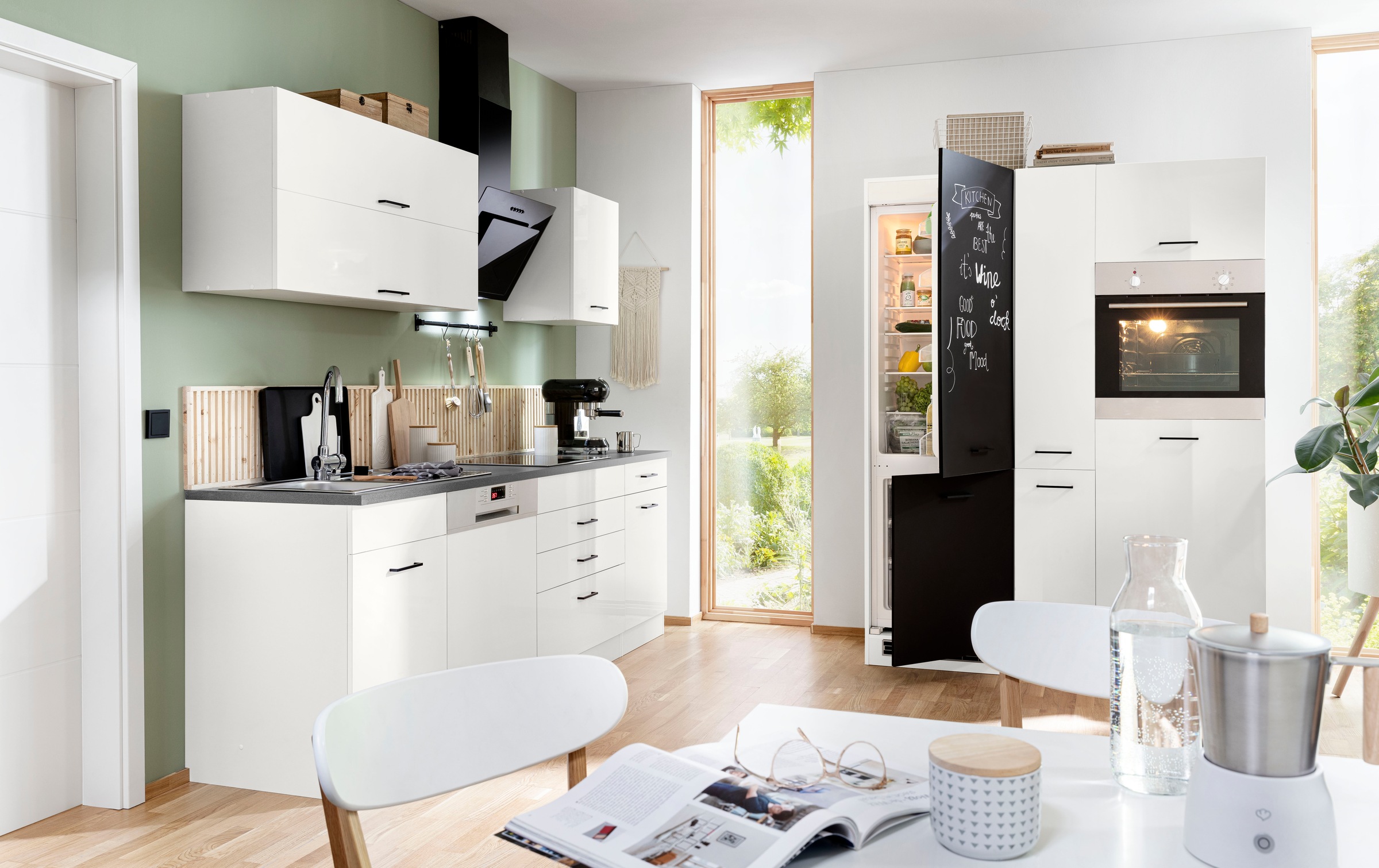 KOCHSTATION Küchenzeile »KS-Trier« ohne E-Geräte, Breite 390 cm