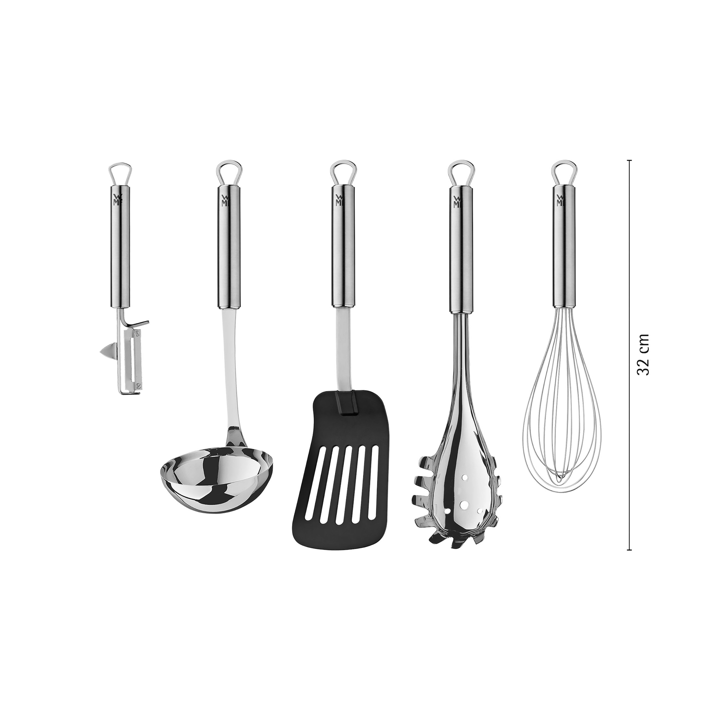 WMF Kochbesteck-Set »Profi Plus« spülmaschinengeeignet, Cromargan Edelstahl, Matt-Finish, Aufhängeöse