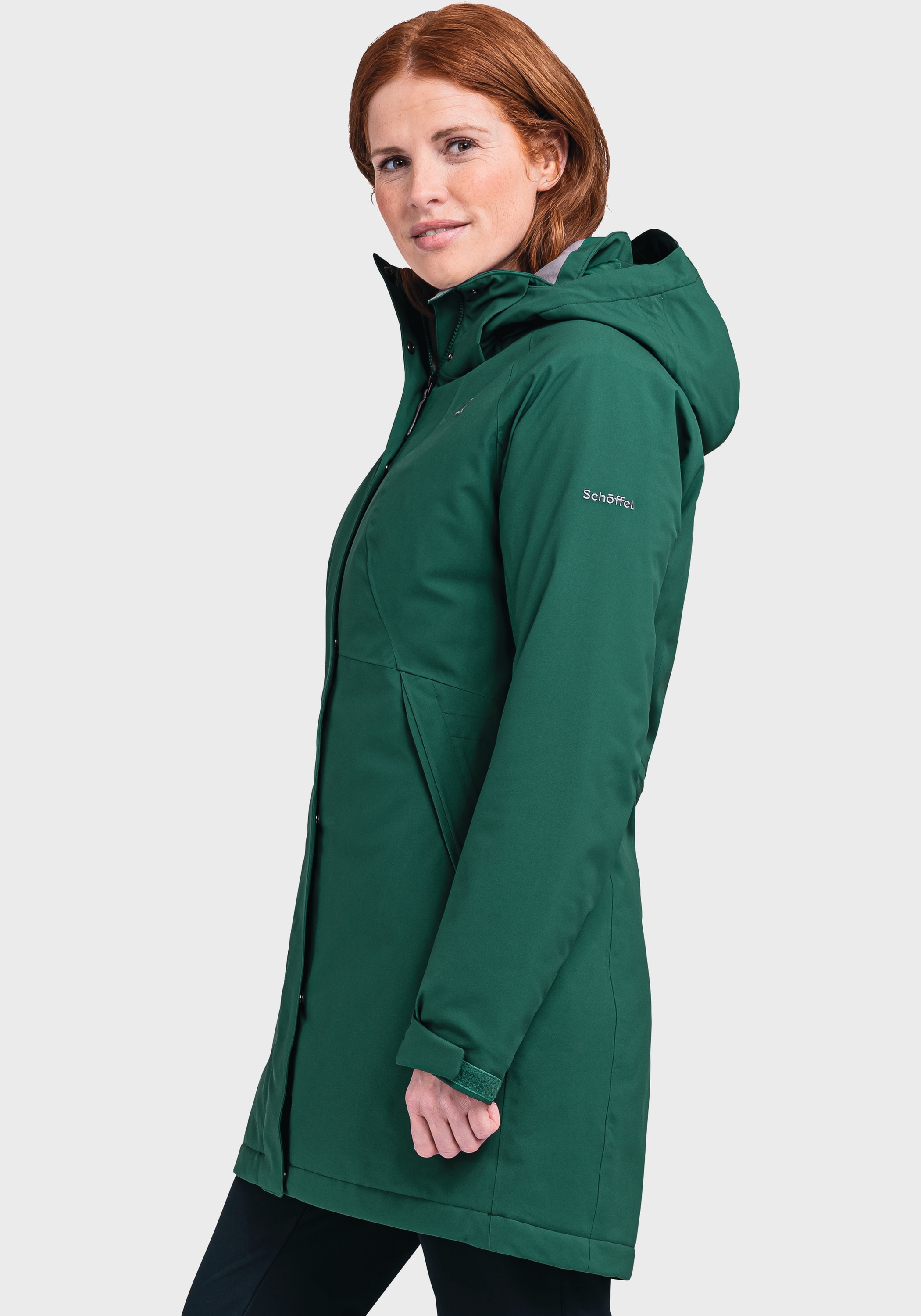 Schöffel Outdoorjacke »Ins. Jacket Bastianisee L«, mit Kapuze