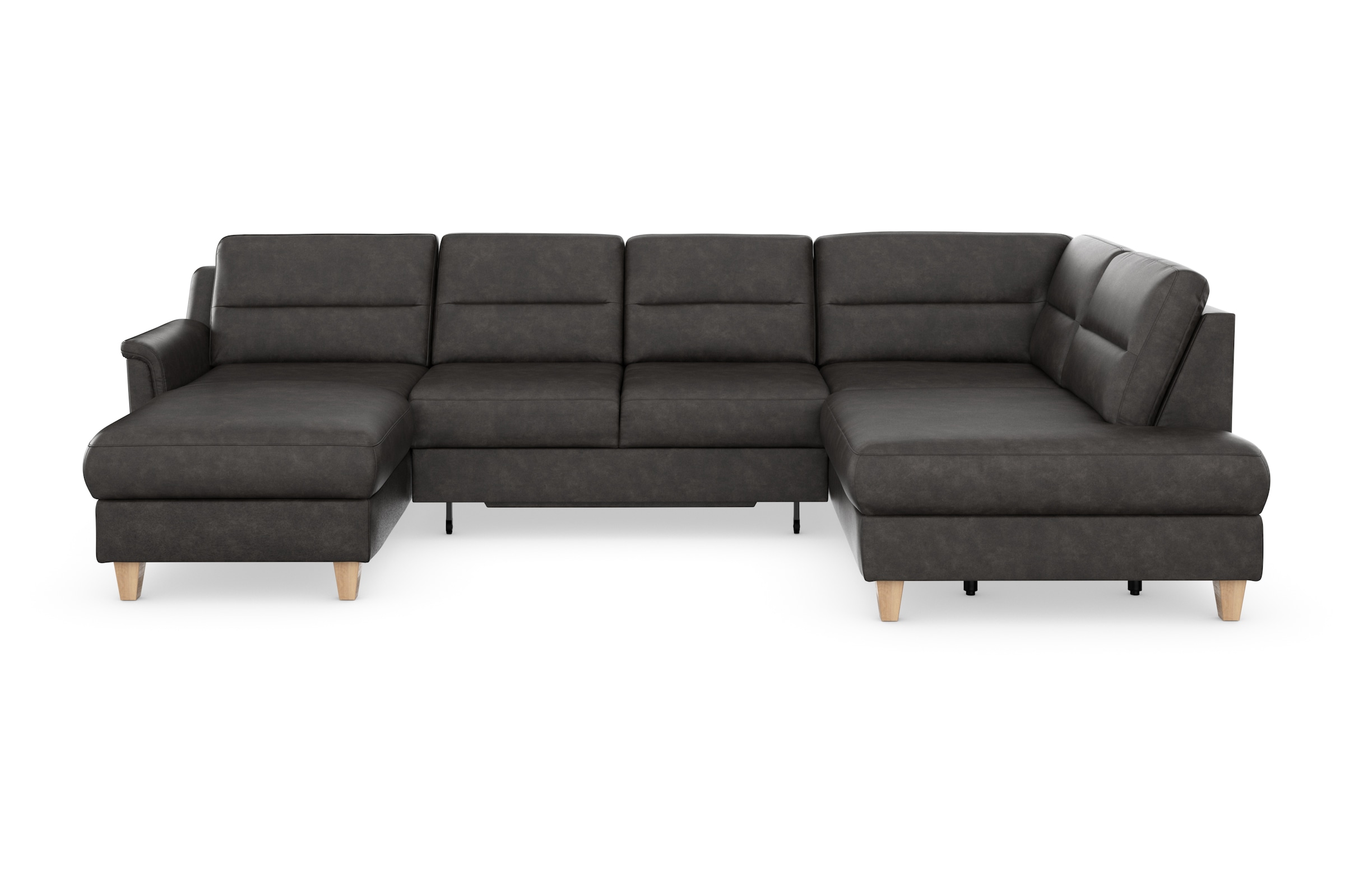 sit&more Wohnlandschaft »Farö U-Form«, inklusive Federkern, wahlweise mit Bettfunktion und Bettkasten