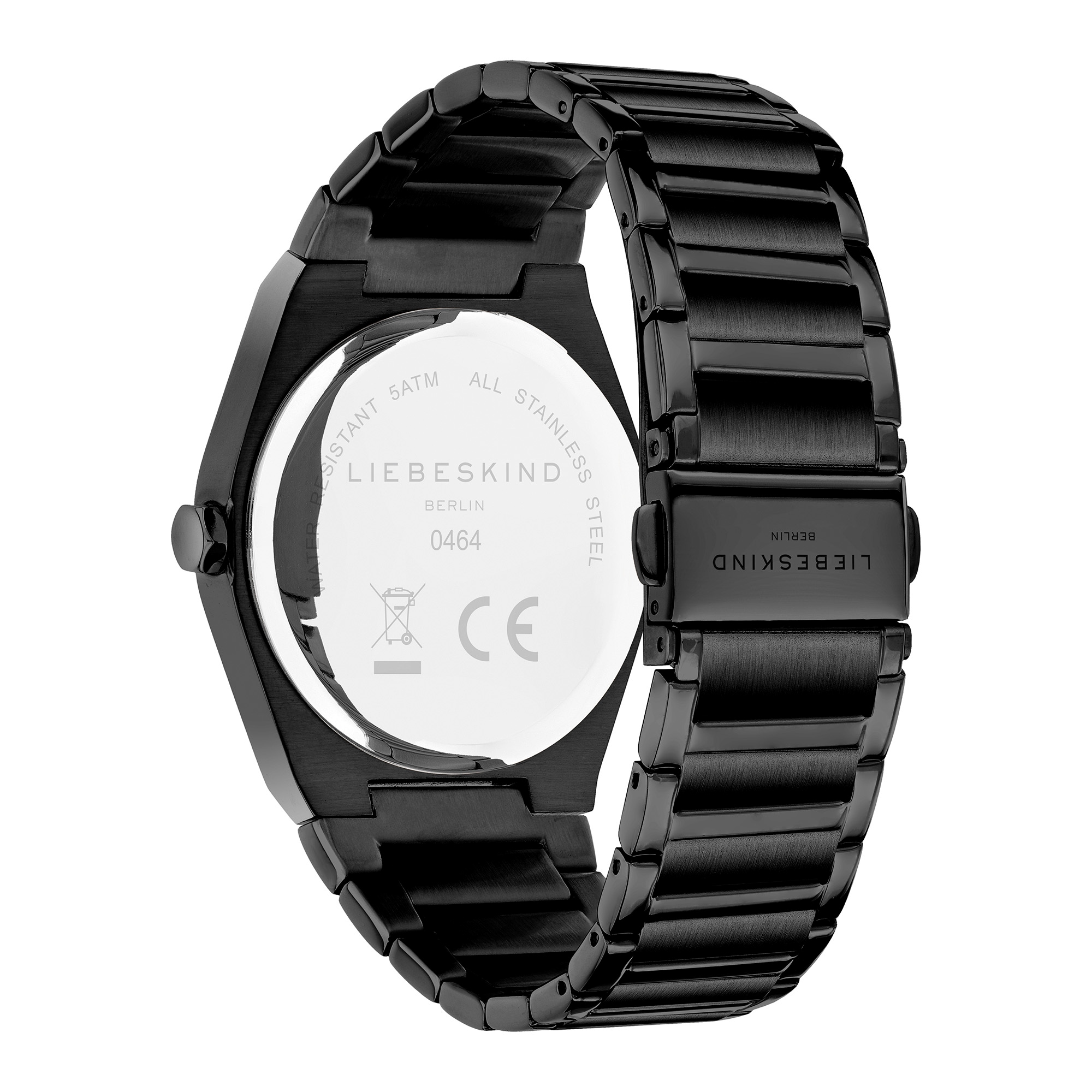 Liebeskind Berlin Quarzuhr »Minimalist 48 mm« Armbanduhr, Damenuhr, Edelstahlarmband, analog