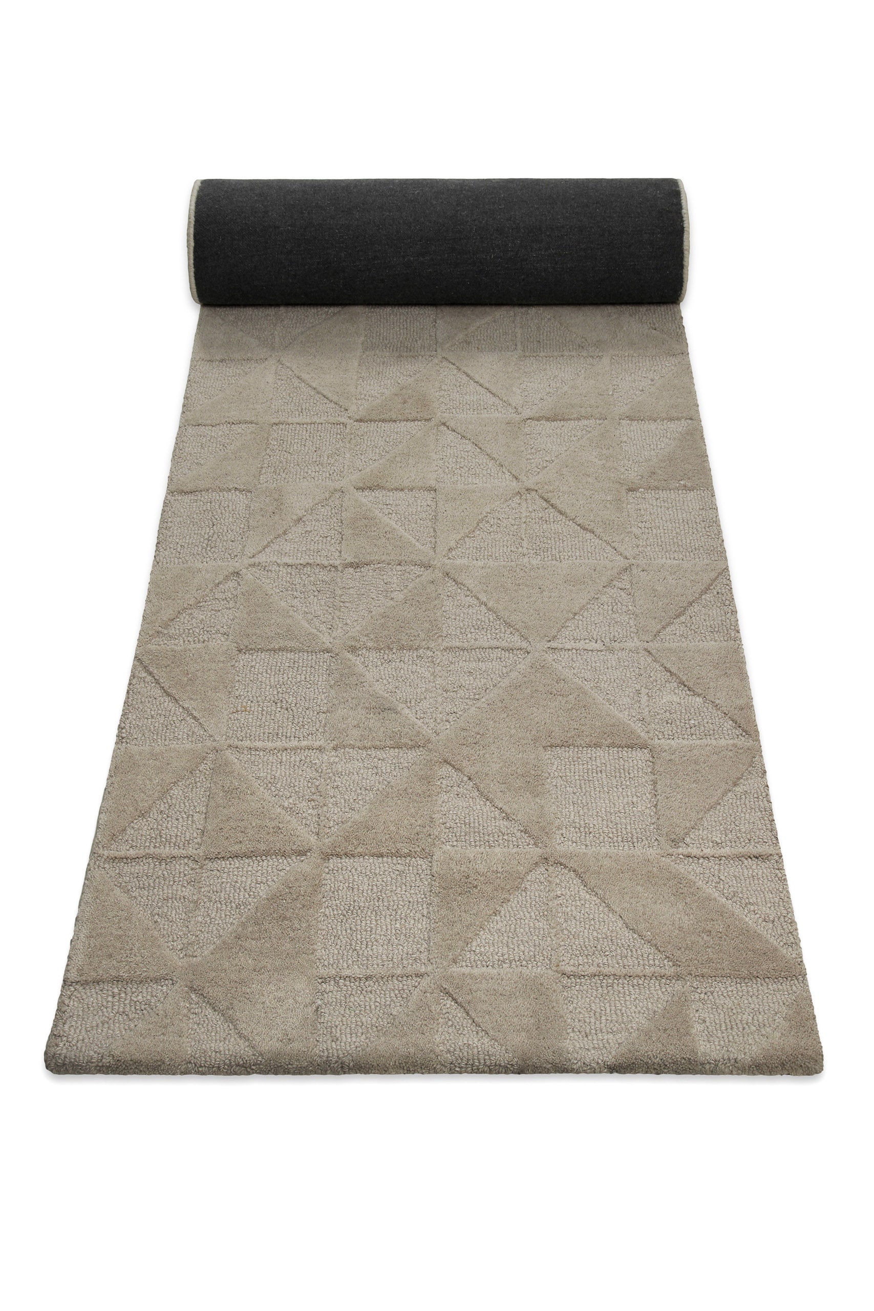 Wecon home Wollteppich »Hamptons THIRTYSEVEN«, rechteckig, 15 mm Höhe, Läufer, Schurwolle, Kurzflor, Wohnzimmer, elegant, geometrisch