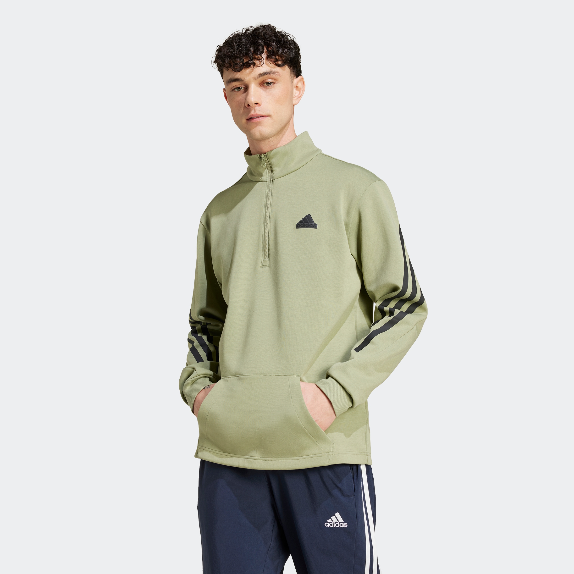 adidas Sportswear Rollkragenpullover »M FI 3S HALFZIP«