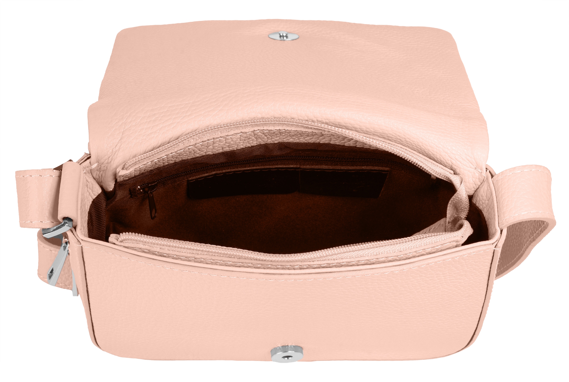 Cluty Henkeltasche, echt Leder, Made in Italy