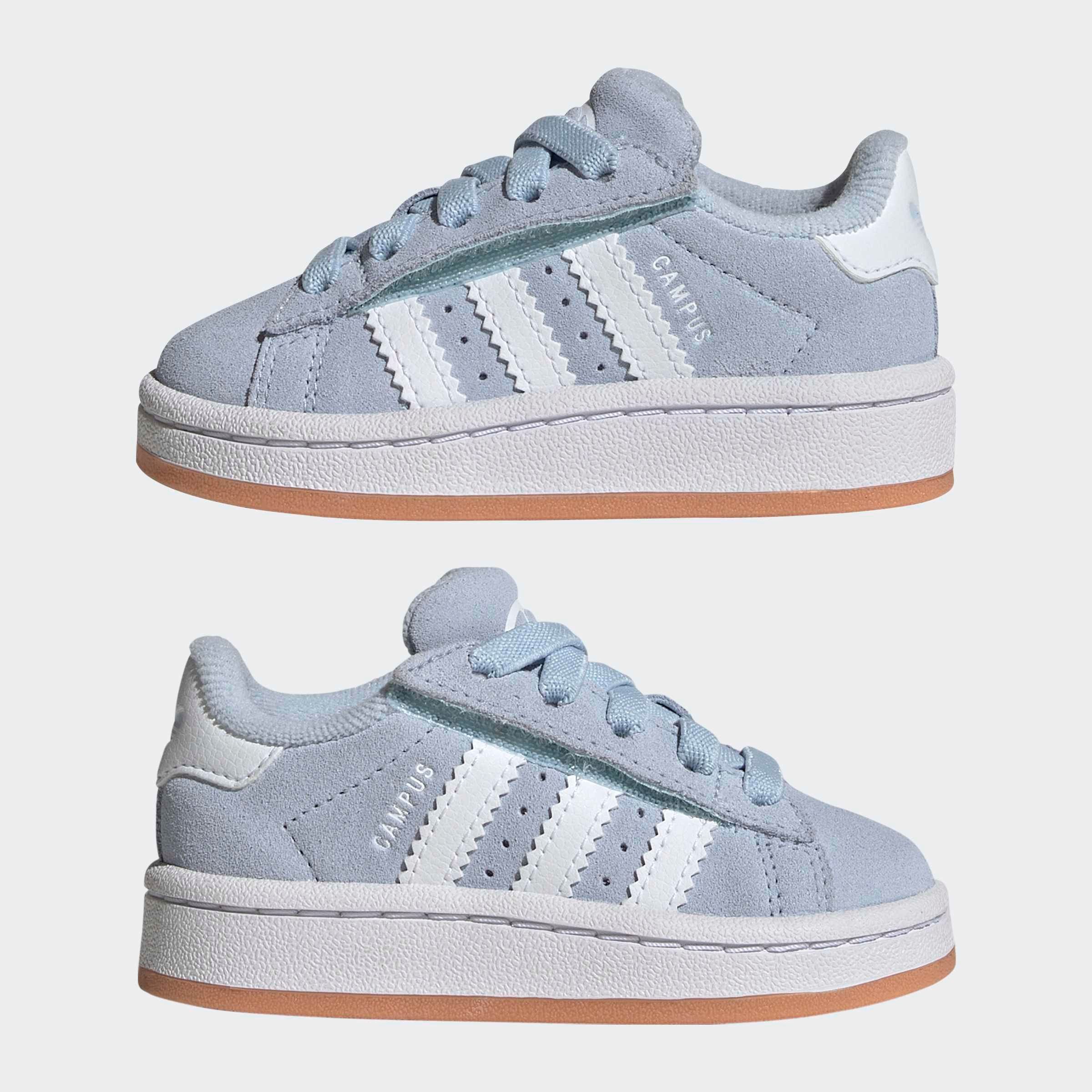 adidas Originals Sneaker »CAMPUS 00S COMFORT CLOSURE ELASTIC LACE KIDS«  für Babys und Kleinkinder aus Leder und Wildleder, mit Gummisohle