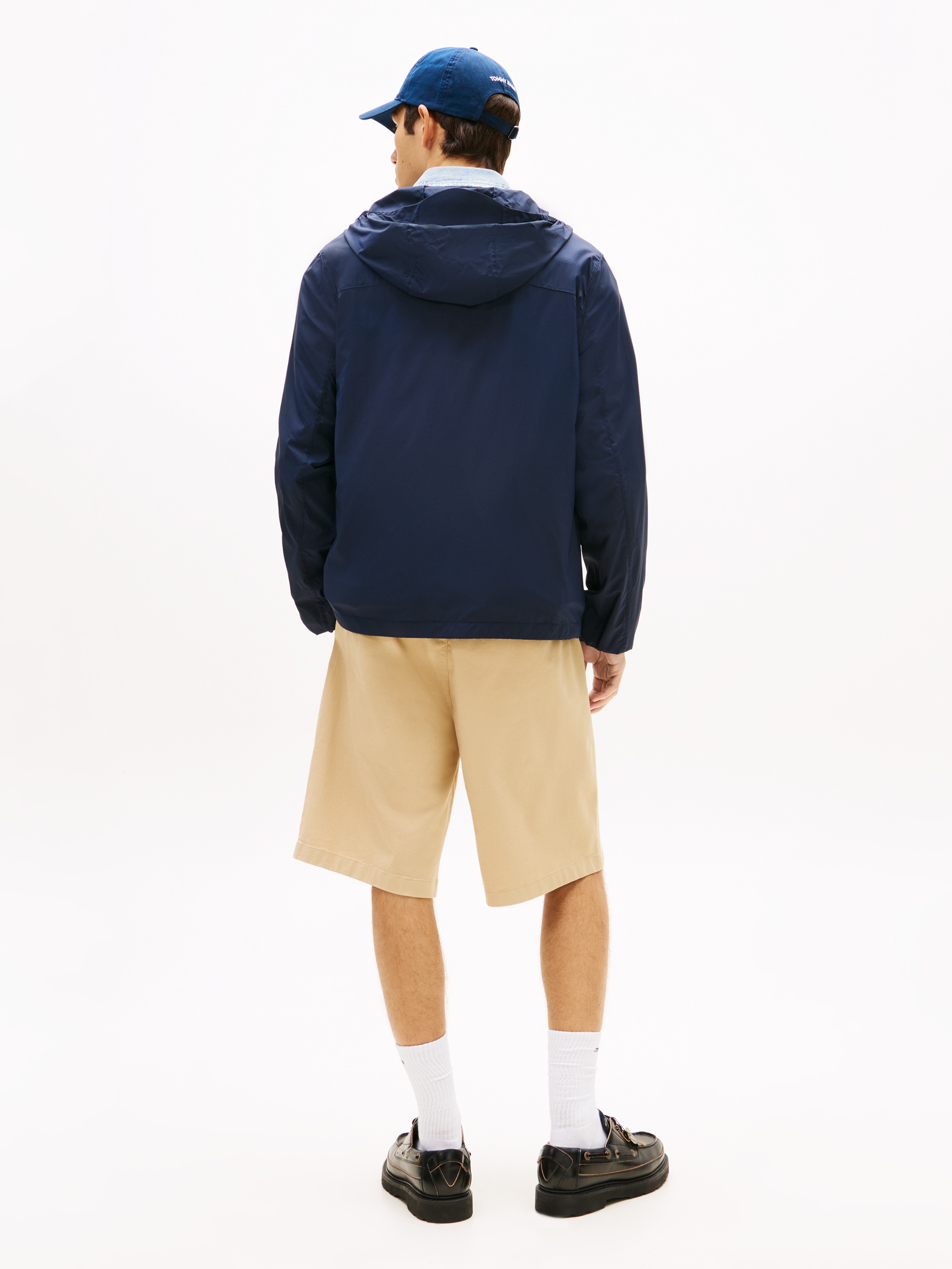 Tommy Jeans Outdoorjacke »TJM OUTDOOR SHELL« mit Kapuze Windsheeter Windjacke Packable Fahrradjacke Regular fit mit Kapuze