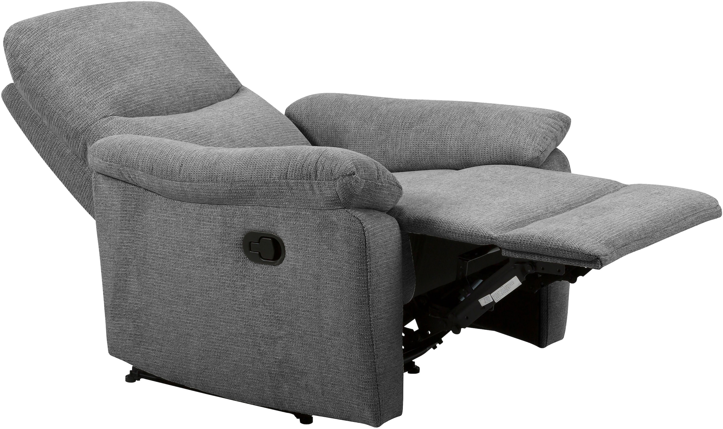 Home affaire Relaxsessel »ODILON, TV-Sessel mit Relax- und Liegefunktion, Struktur-Bezug«, manuelle und elektrische Funktion (mit USB A/C), Federkern-Polsterung