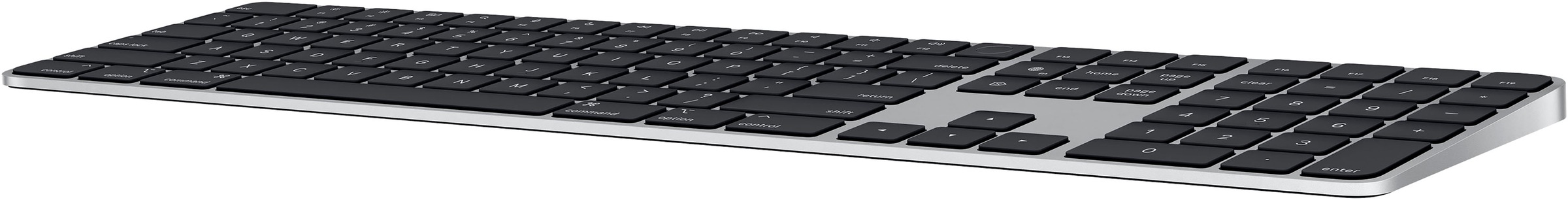 Apple Apple-Tastatur »Magic Keyboard mit Touch ID und Ziffernblock«, (Ziffernblock-Multimedia-Tasten-USB-Anschluss)