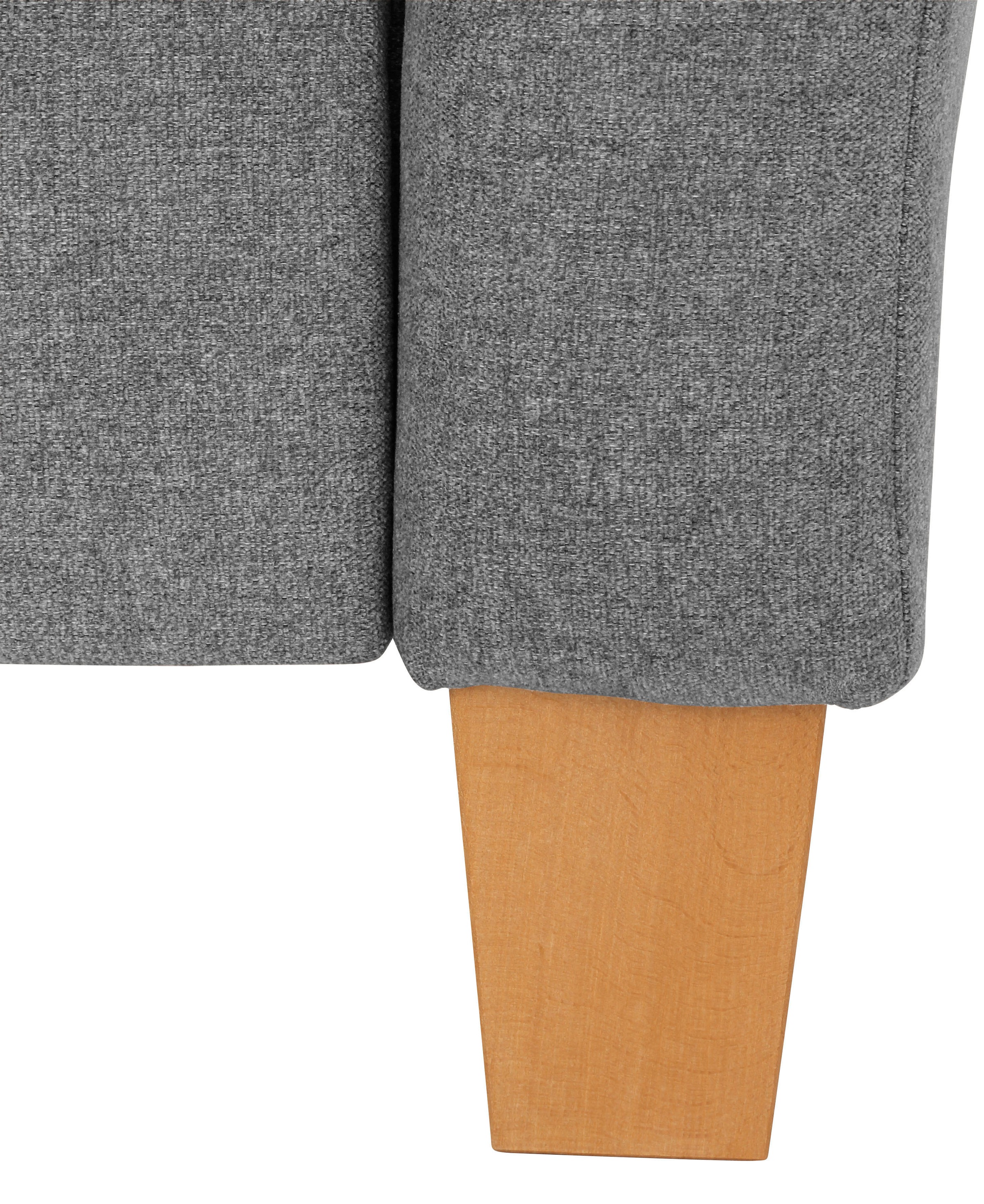 Home affaire Ecksofa »Conville L-Form«, Federkern, wahlweise mit Bettfunktion und Bettkasten bzw. Stauraum