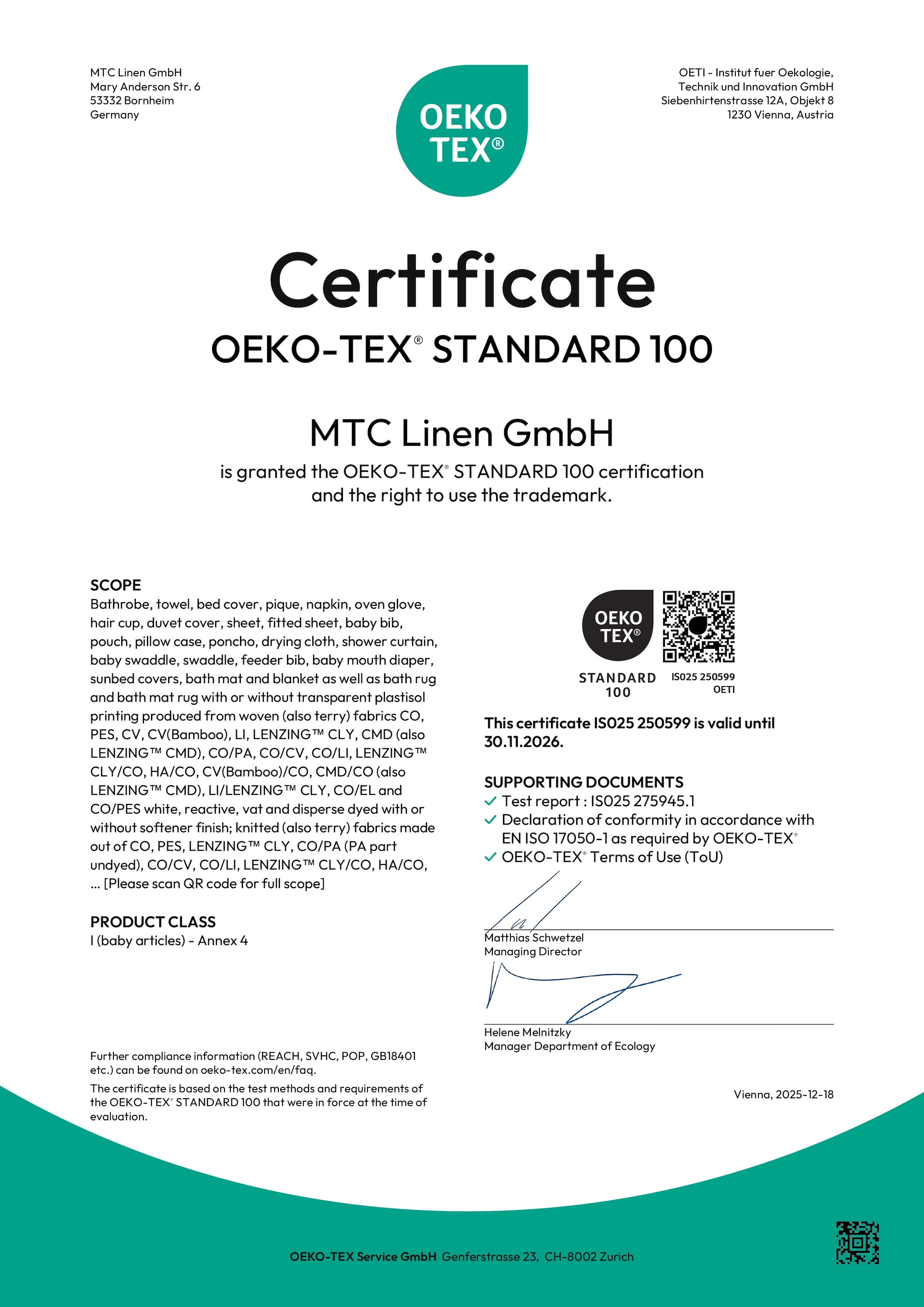 HAMMETEX Herrenbademantel »hergestellt aus 100% Baumwolle – 380 g/m² Frottee, mit Taschen« 1 Stk. saugfähig & Weich