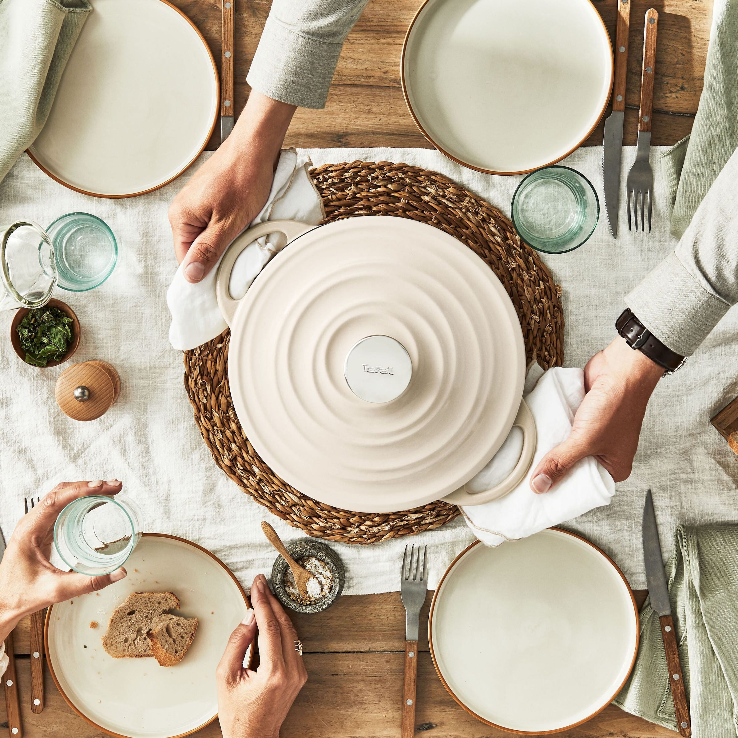 Tefal Kochtopf »LOV« 1 Stk. tlg. Gusseisen