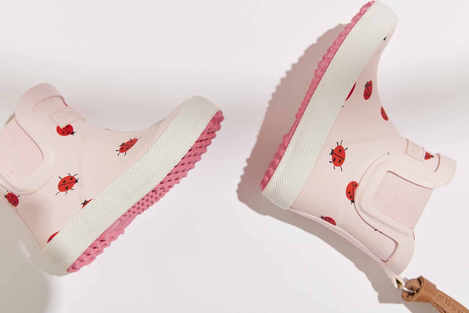 Bisgaard Gummistiefel »baby rubber Weite: normal«, Babyschuh mit Stretcheinsatz, Größenschablone zum Download