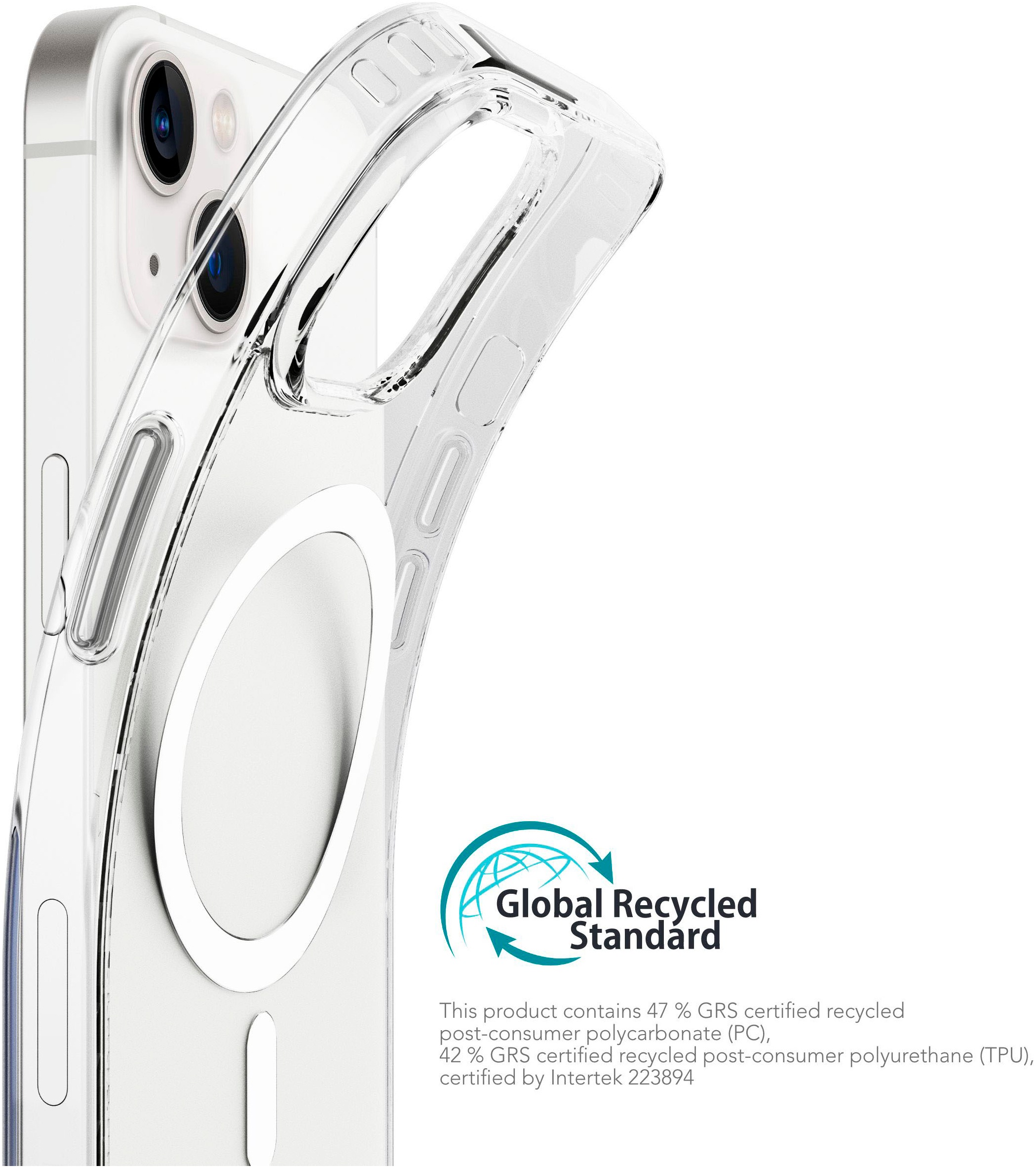 VONMÄHLEN Smartphone-Hülle »iPhone 14, Transparent Case - Schutzhülle,transparent«