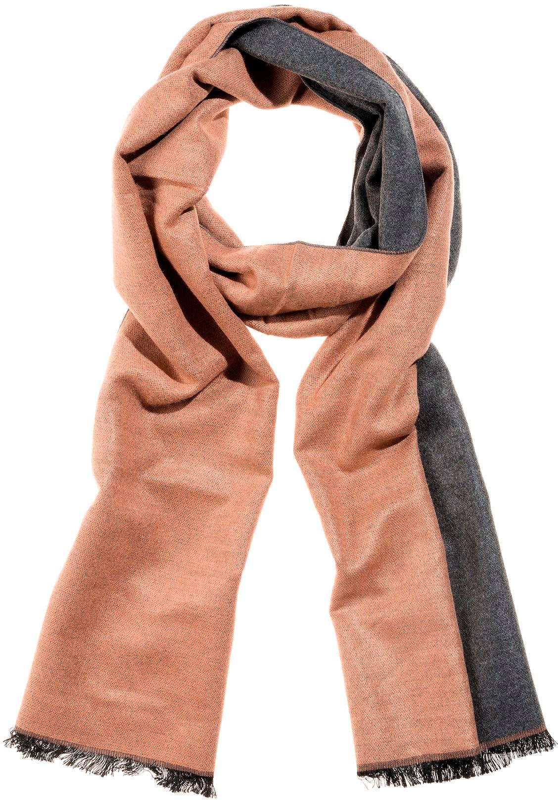 bei MONTI Fransen zweifarbig Schal, UNIVERSAL mit online