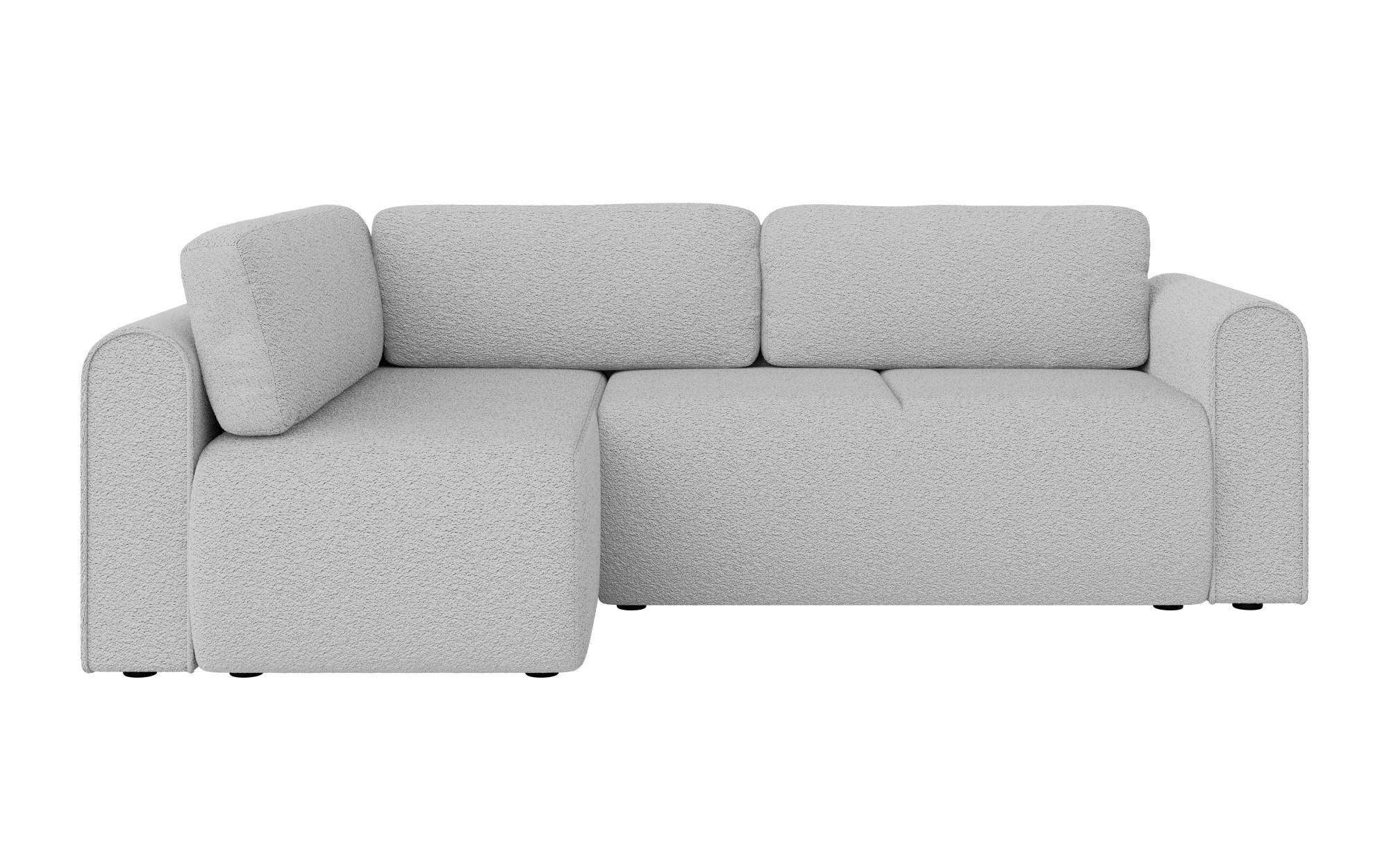 INOSIGN Ecksofa »Zacharia wahlweise Schlafsofa mit Bettkasten, B/T/H 250/166/86 cm«, L-Form mit Wellenunterfederung, Ottomane rechts oder links bestellbar