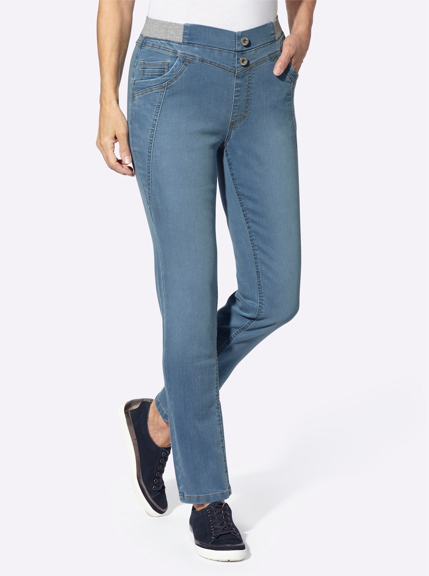 Casual Looks Bequeme Jeans, (1 tlg.)