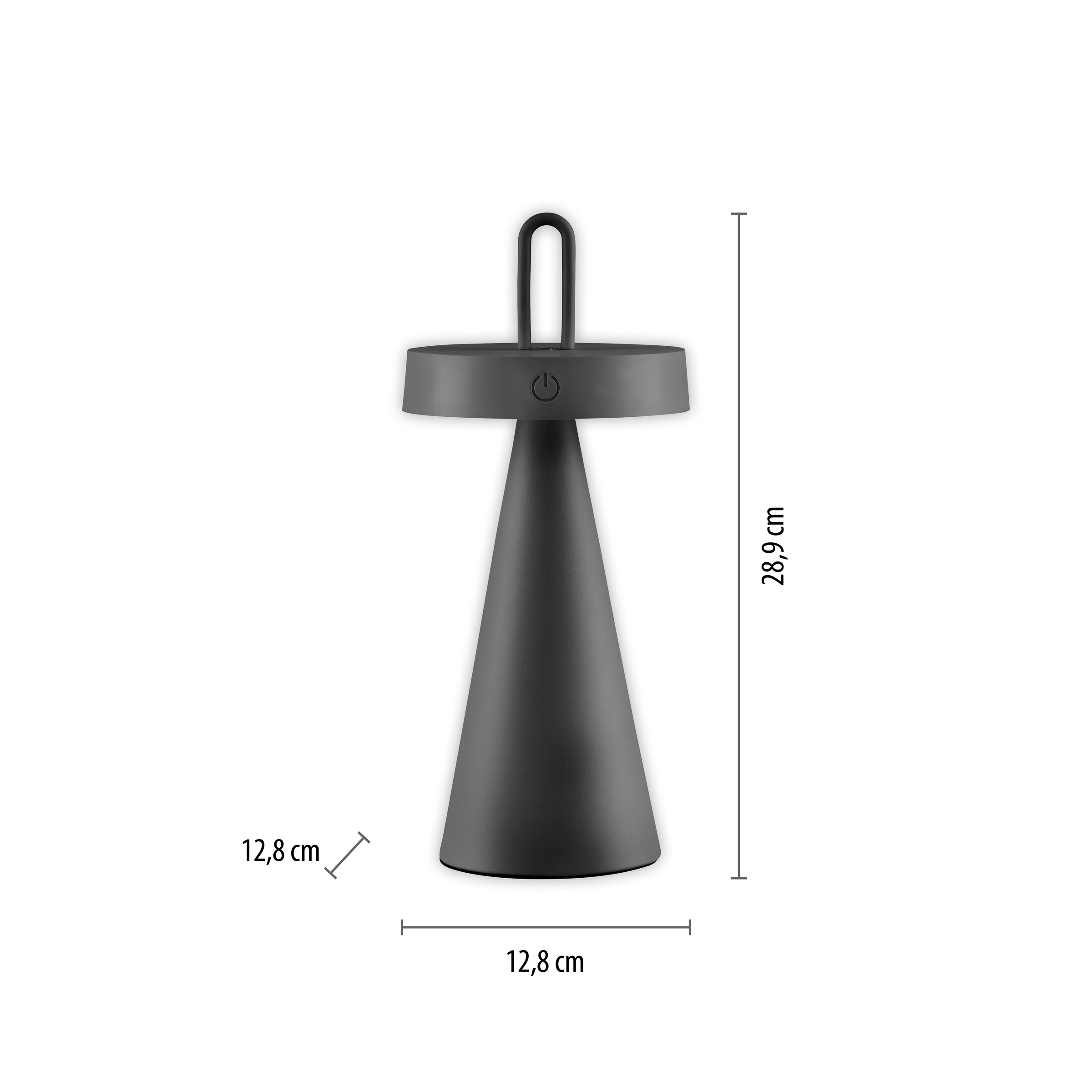 JUST LIGHT Tischleuchte »ALWA« LED-Modul 1 Stk. Warmweiß Akkuleuchte