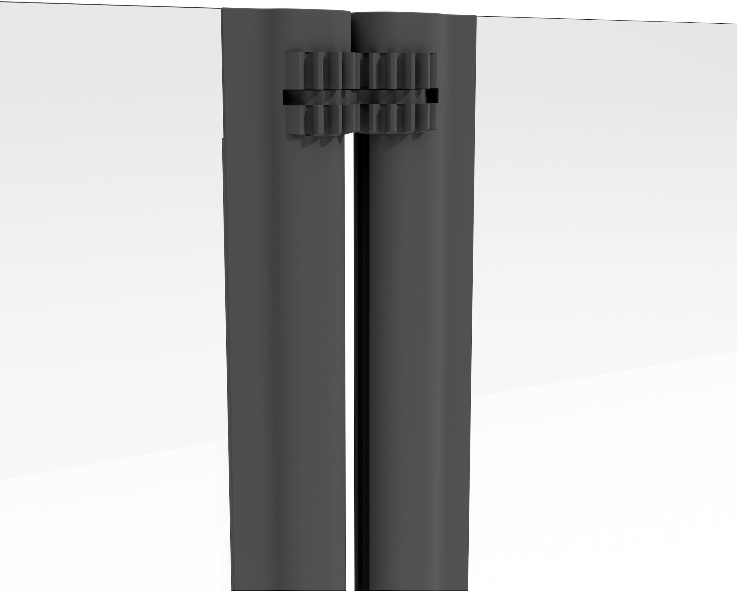 Marwell Badewannenfaltwand »White Vital« 3-flügelig, Aluminiumrahmen, mit integriertem Handtuchhalter