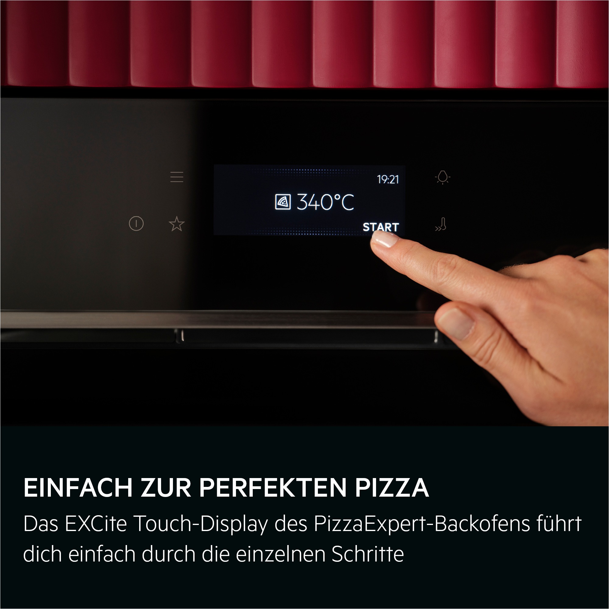 AEG Pyrolyse Backofen 7000 »TX7PB62WSB« mit Pyrolyse-Selbstreinigung Pizza-Ofen: Pizza in 150 Sek. – bei 340 °C wie im Restaurant zu Hause