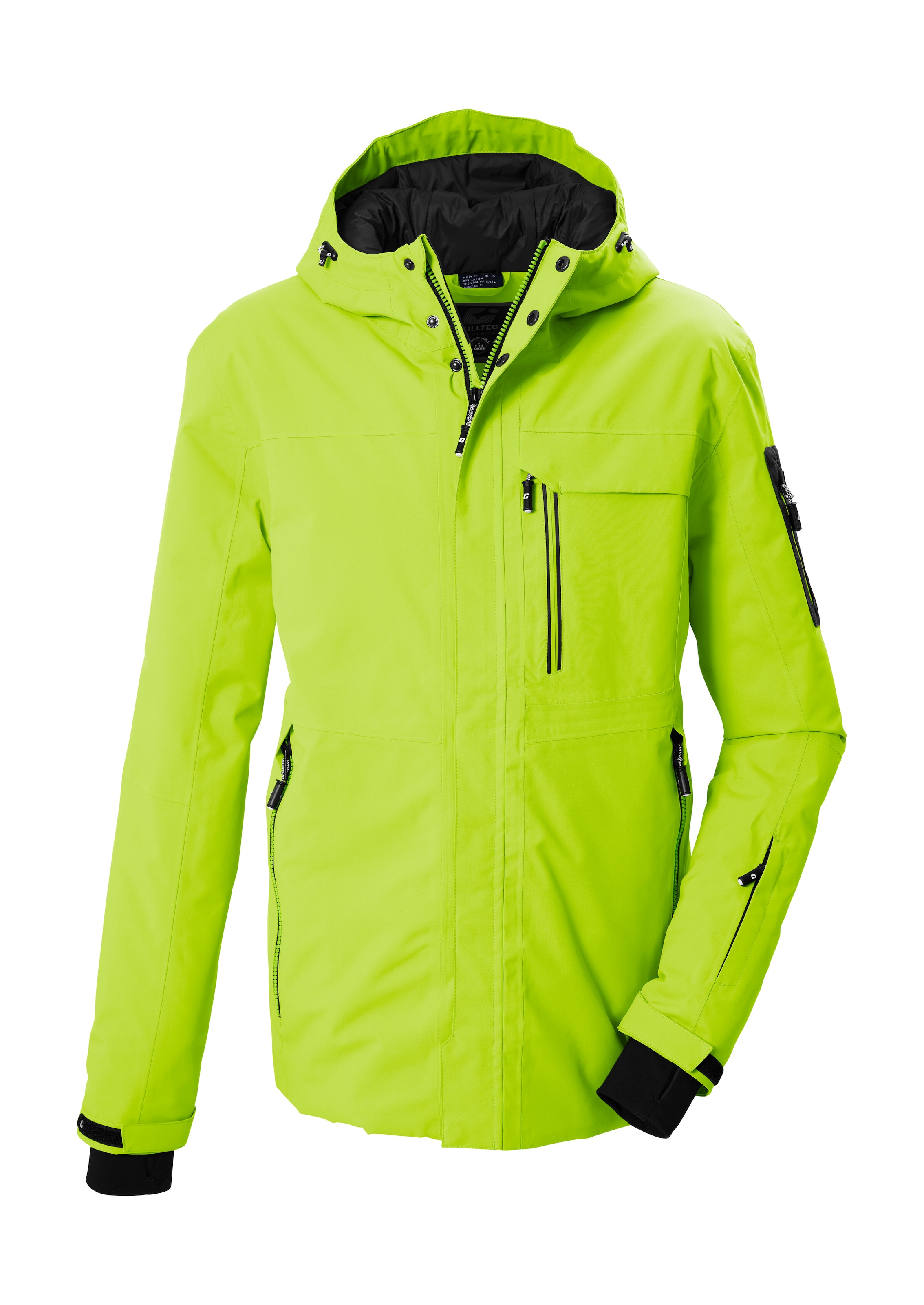 Killtec Skijacke »KSW 78 MN SKI JCKT« Atmungsaktive, wasserdichte Skijacke mit verstellbarer Kapuze