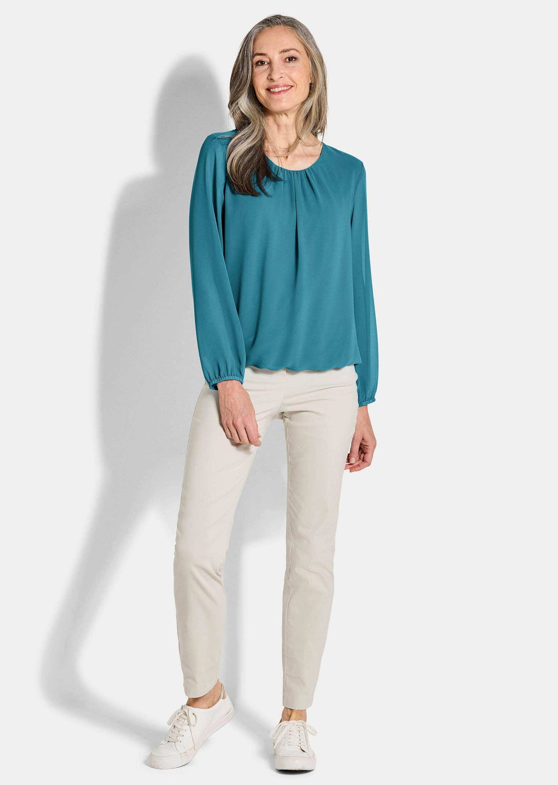 GOLDNER Klassische Bluse »Elegante Bluse aus Chiffon«