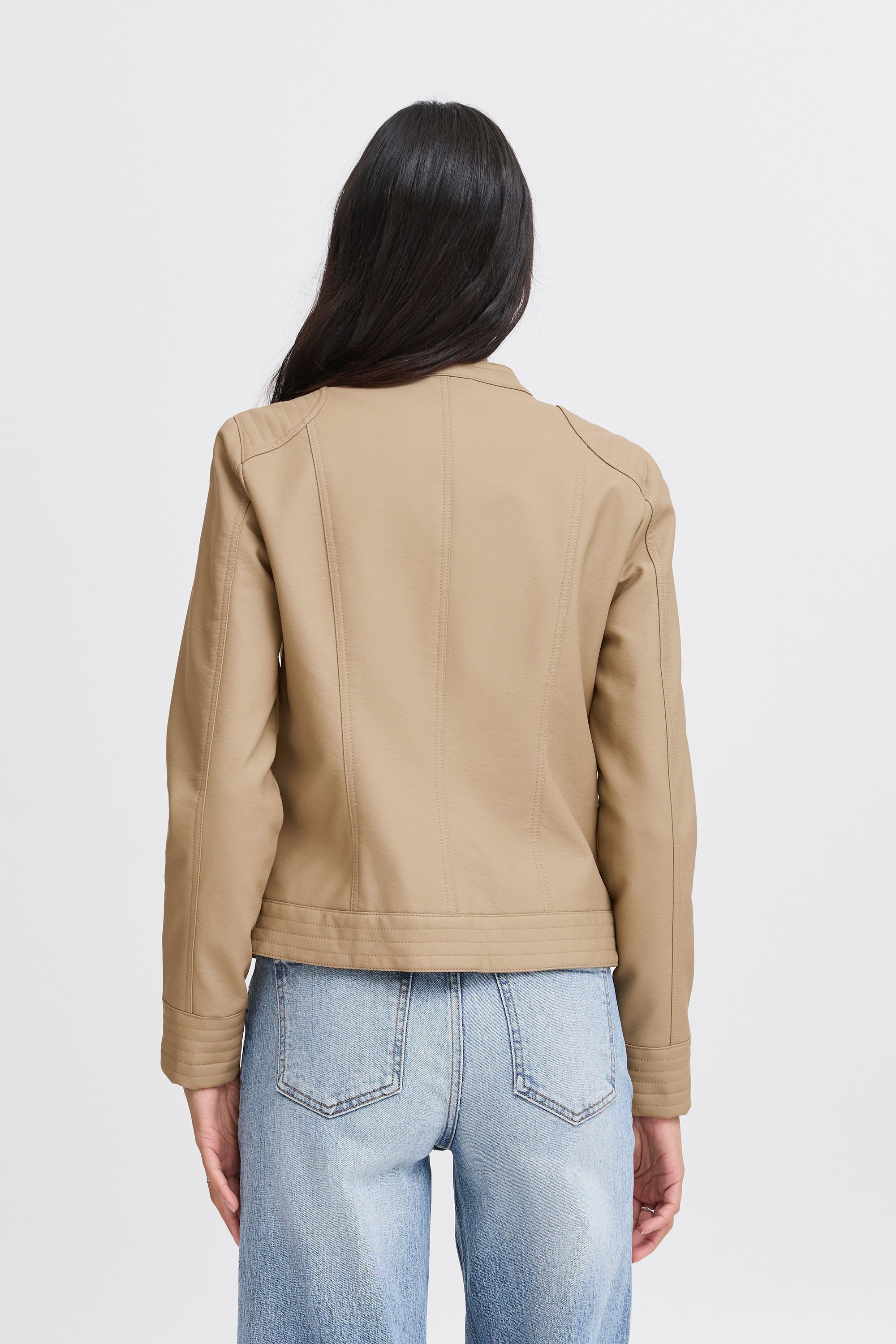 b.young Lederimitatjacke »Lederimitatjacke BYAcom«, ohne Kapuze