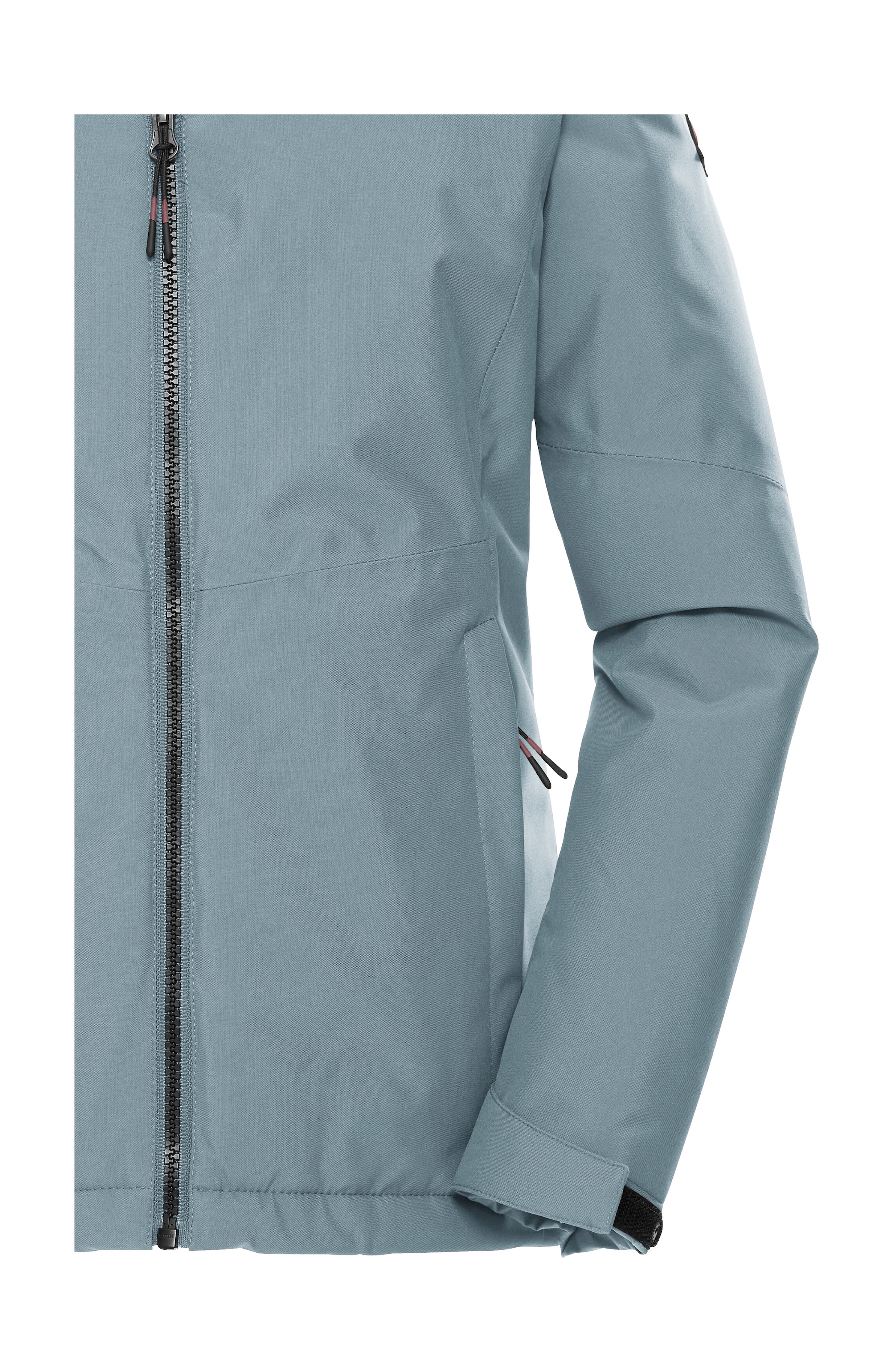 Killtec Funktionsjacke »KOW 217 GRLS JCKT«, Wind- und wasserdichte Kinderjacke mit Fleece und verstellbarer Kapuze