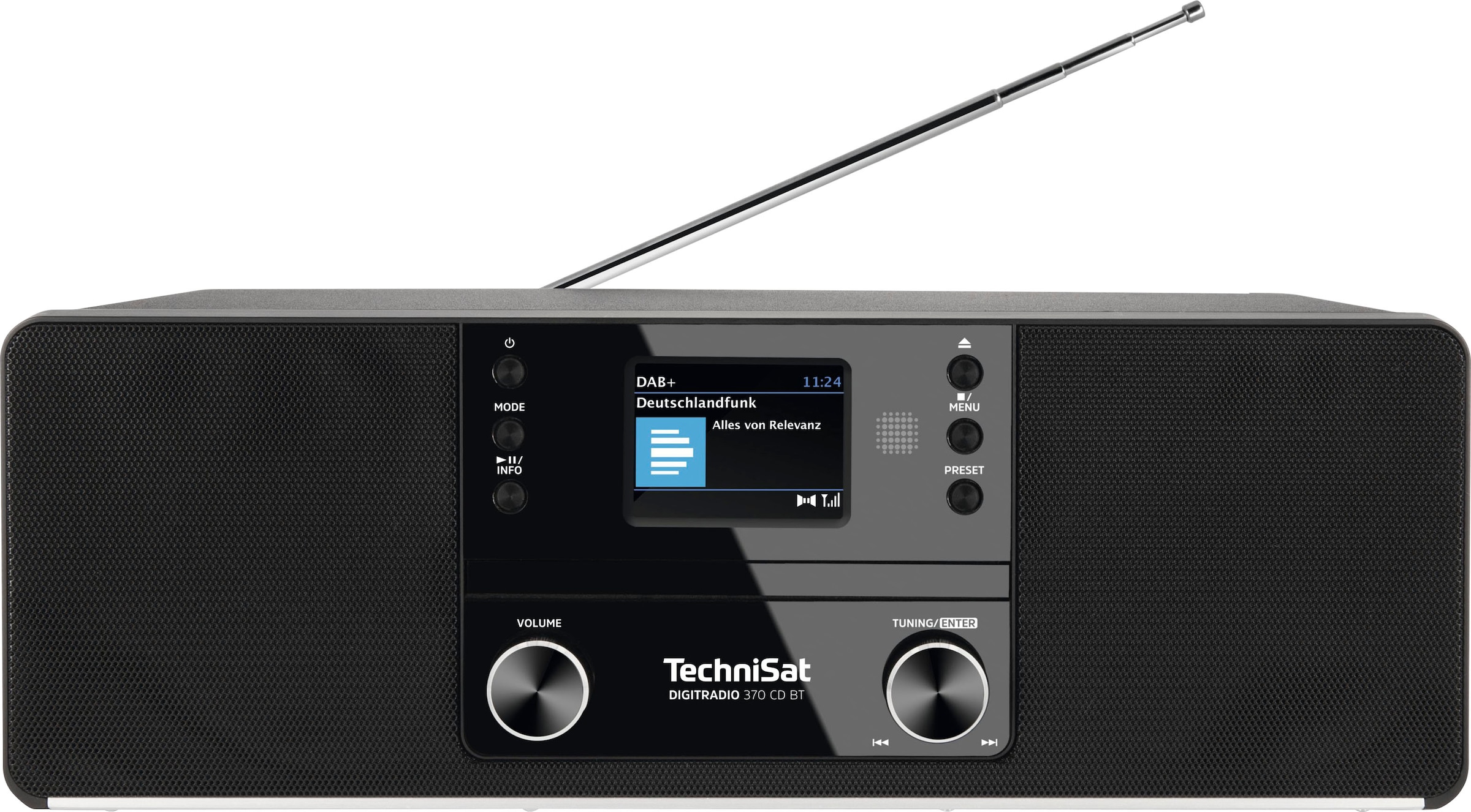 TechniSat Digitalradio (DAB+) »DIGITRADIO 370 CD BT«, (Bluetooth UKW mit RDS-Digitalradio (DAB+) 10 W)